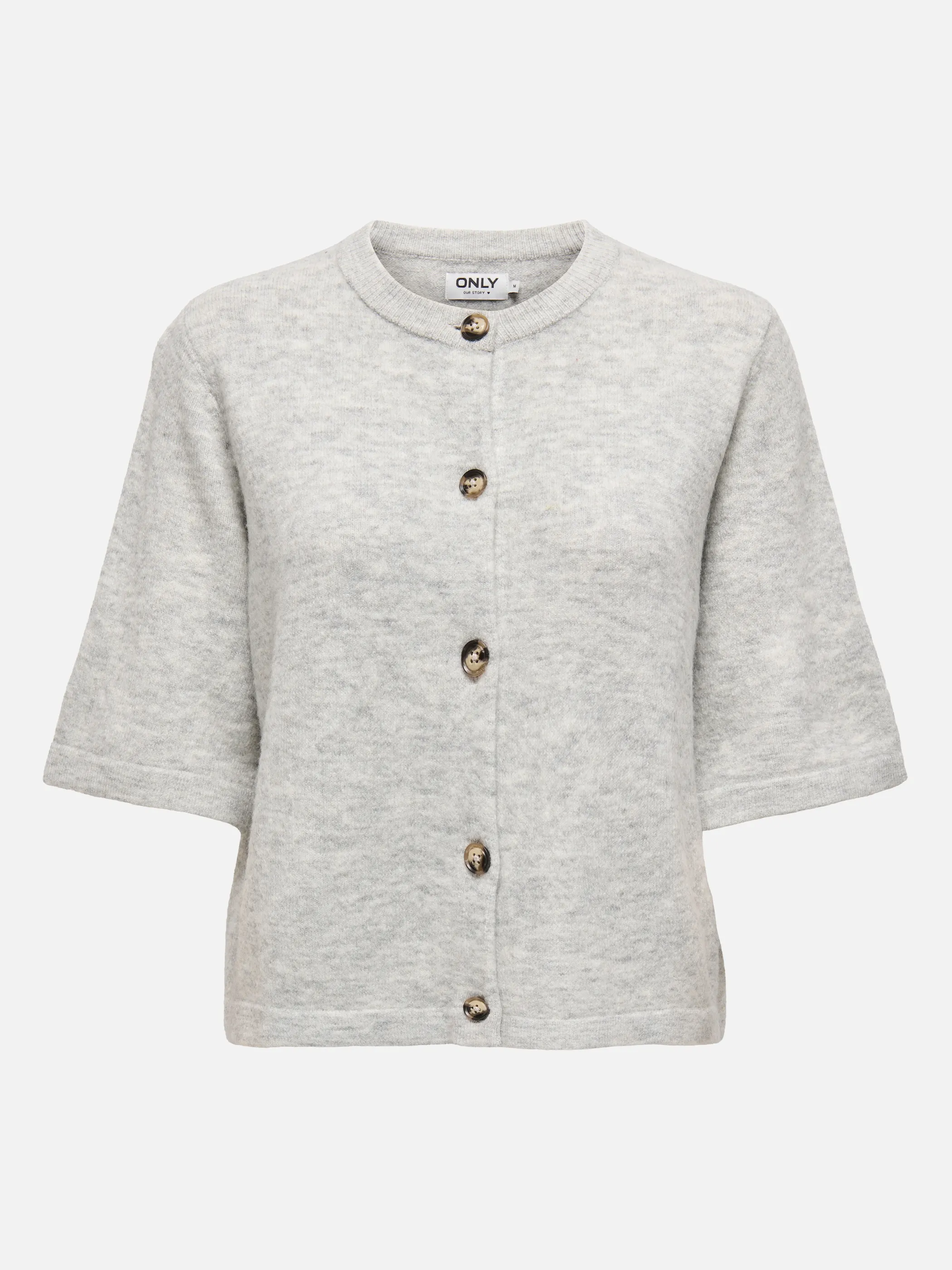 Only 15348772 ONLCAMILLA S/S CARDIG Grau 913028 179073 5