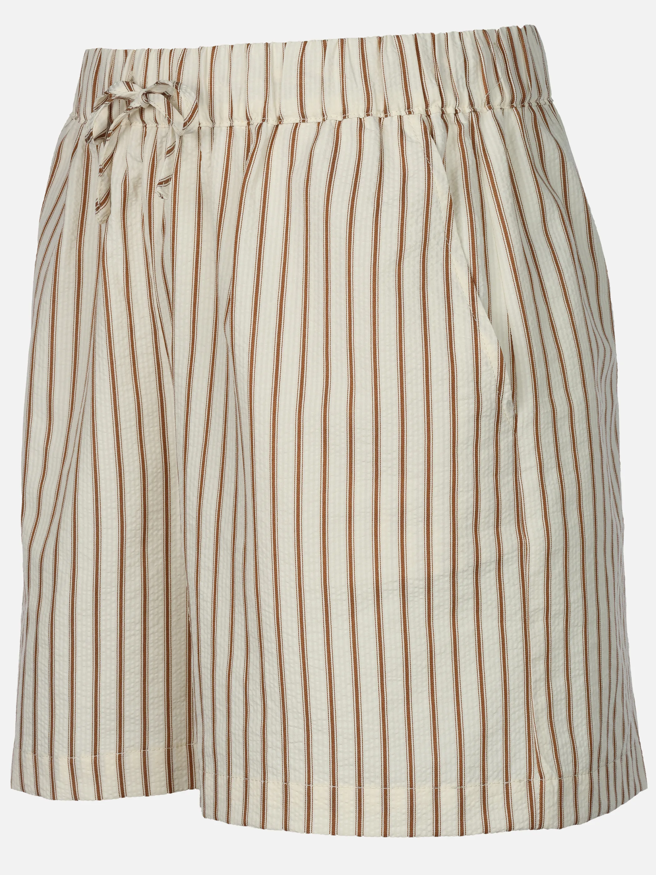 IX-O YF Ladies Shorts with stripes Braun 923021 BRAUN 3