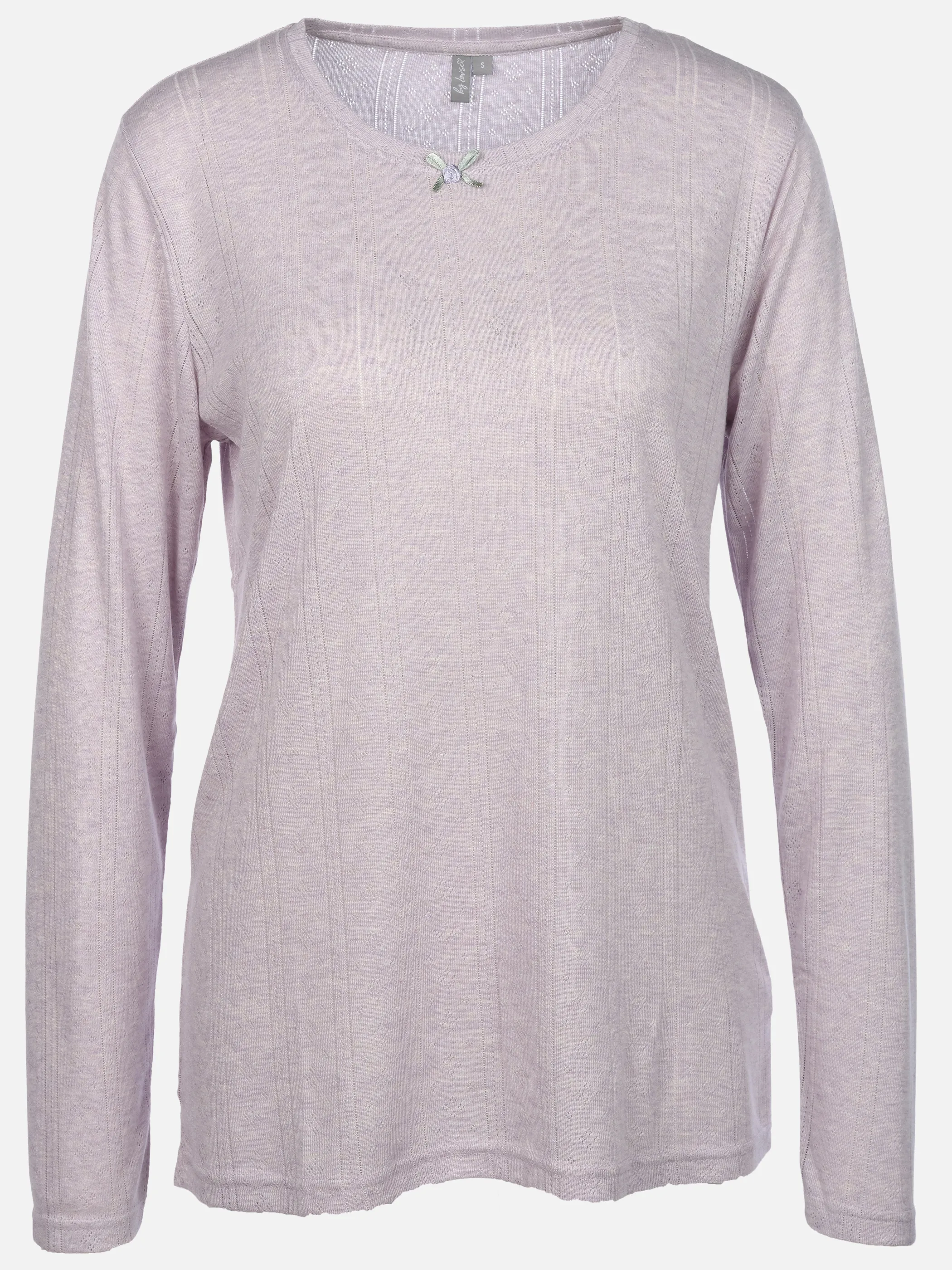 byLouise Da. Schlafshirt Ajour Lila 930550 FLIEDER 1