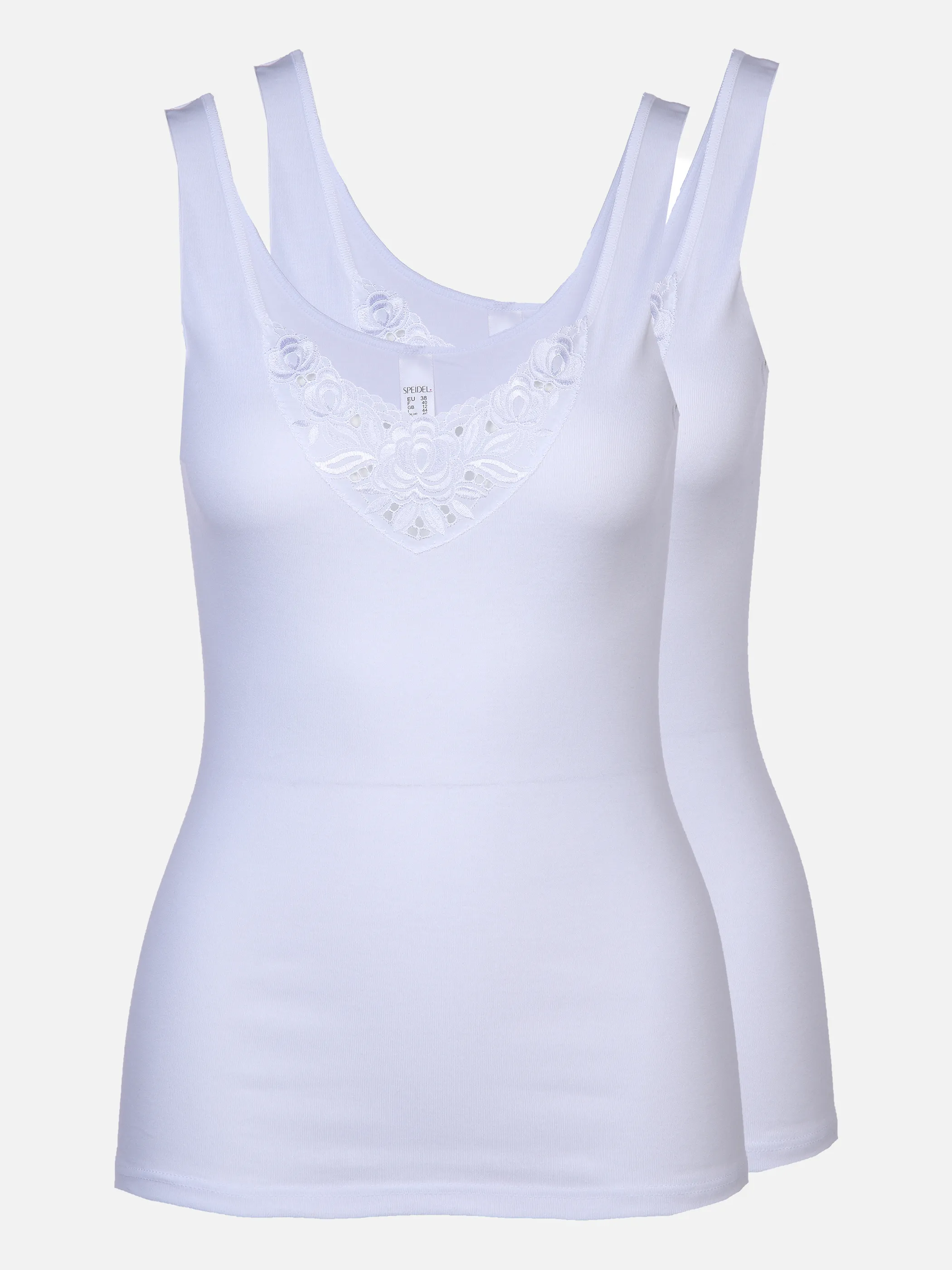 Speidel Da. Achselhemd 2er Pack Weiß 875972 WEIß 1 Speidel Da. Achselhemd 2er Pack Weiß 875972 WEIß 1