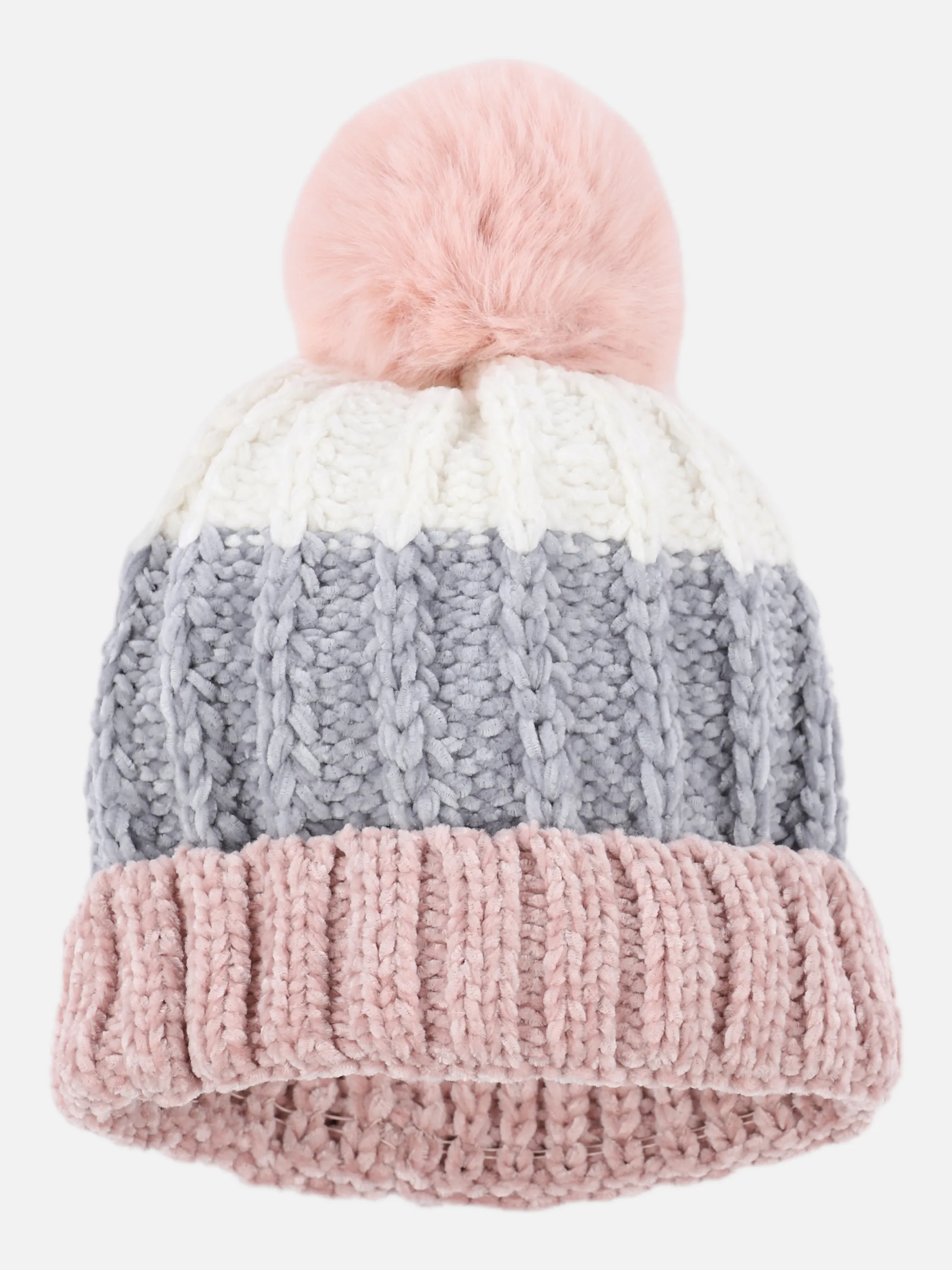 Stop + Go TG Strickmütze in altrosa mit Rosa 870854 ALTROSA 1 Stop + Go TG Strickmütze in altrosa mit Rosa 870854 ALTROSA 1