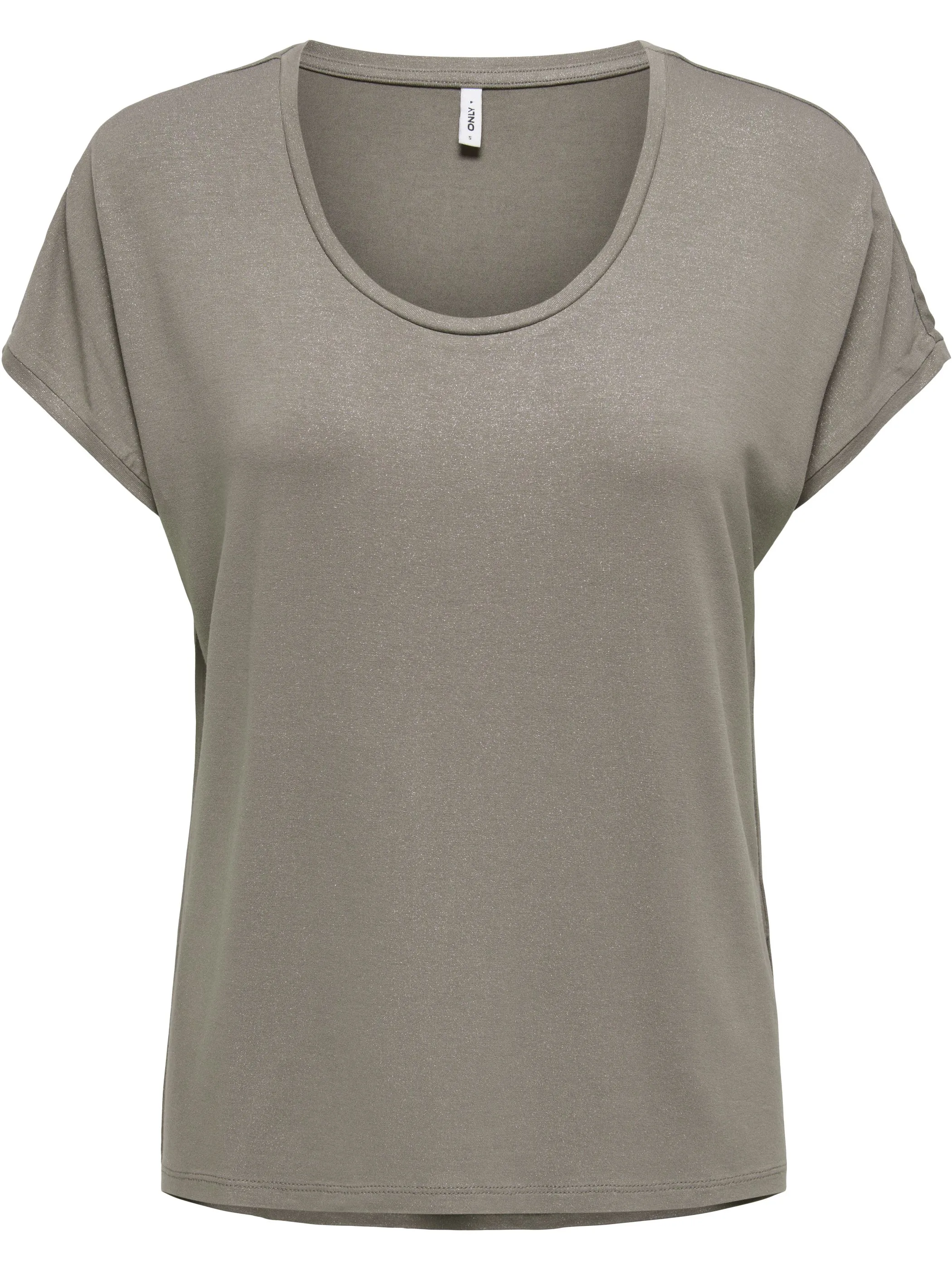 Only 15315976 ONLCARRIE S/S GLITTER Braun 907404 239935001 1