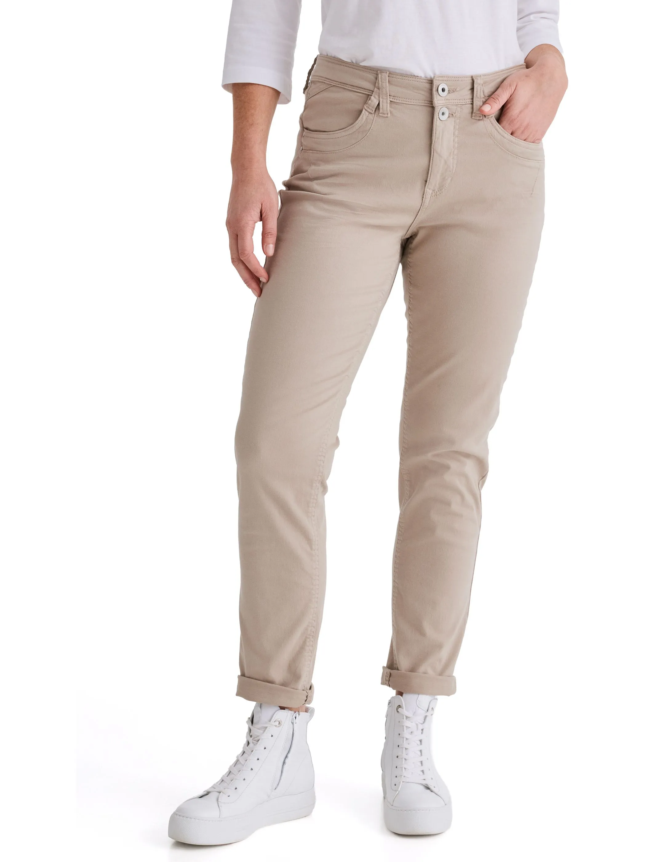 Stooker DOB 06330240001268 Da. Hosen lang, Beige 896706 1268 1