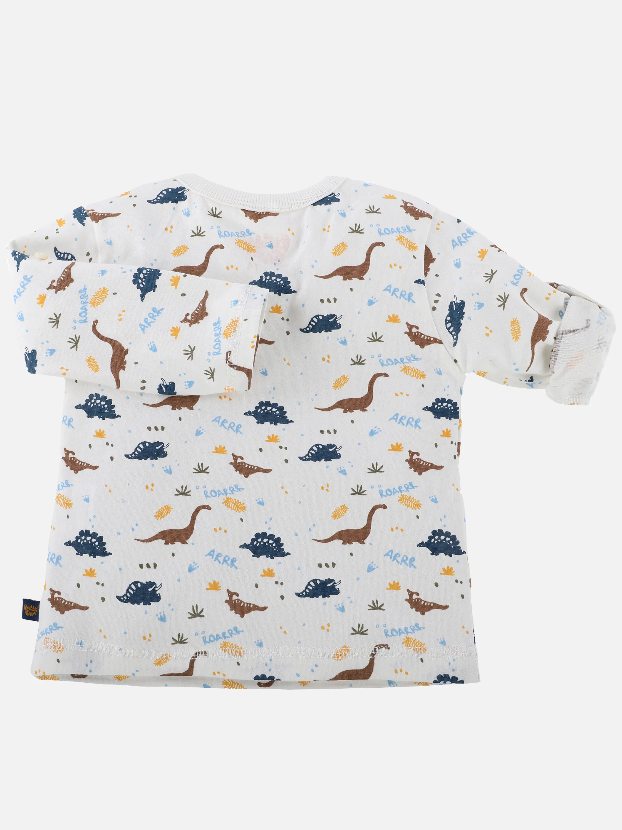 Bubble Gum BJ Longsleeve mit Dino-AOP in weiß Weiß 890184 WEIß 2 Bubble Gum BJ Longsleeve mit Dino-AOP in weiß Weiß 890184 WEIß 2