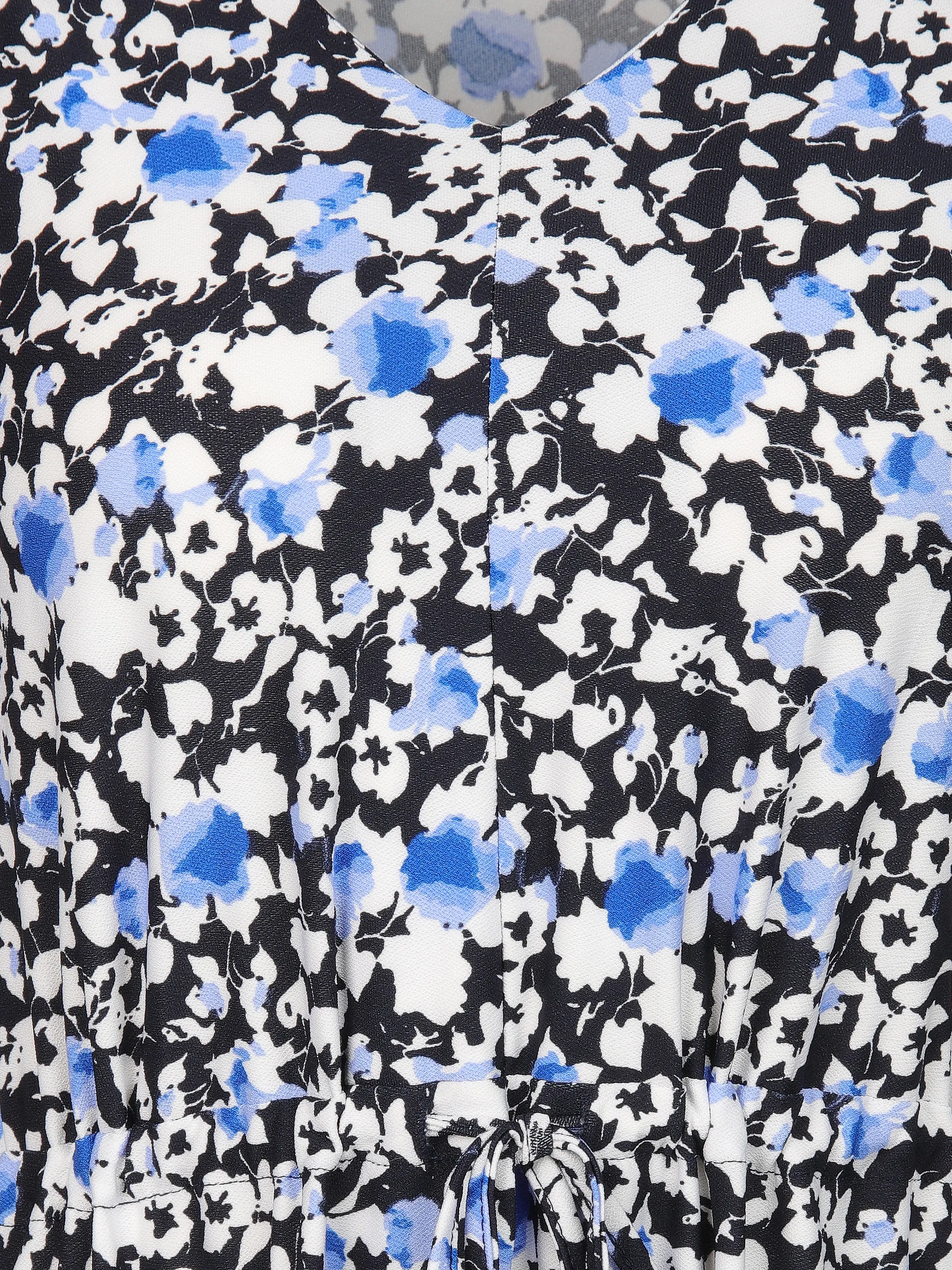 Sure Da-Jersey Kleid m. Print Marine 908110 FLEURS 3