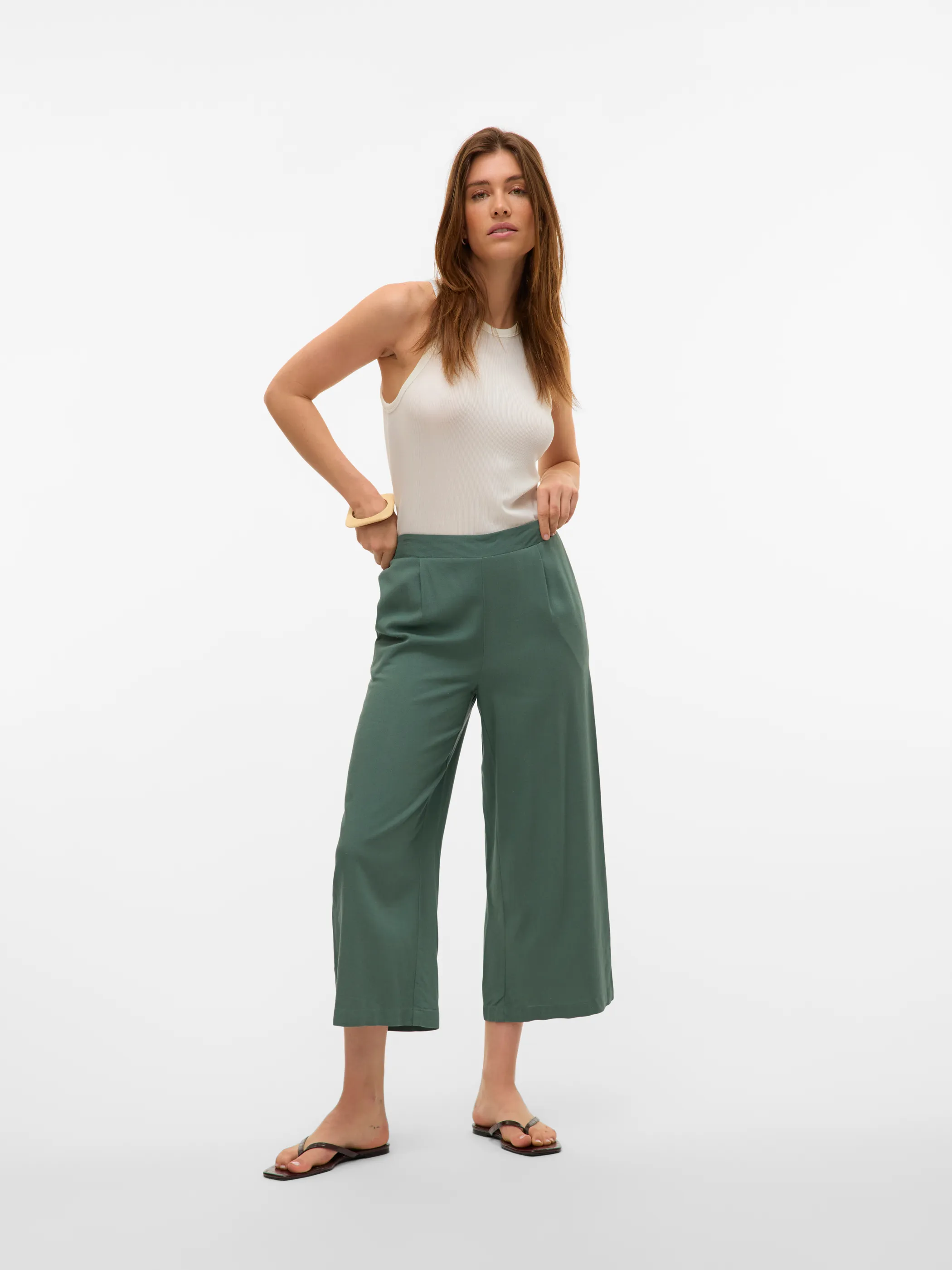 Vero Moda 10321626 VMMYMILO H/W CULOTTE Grün 922148 224196 1