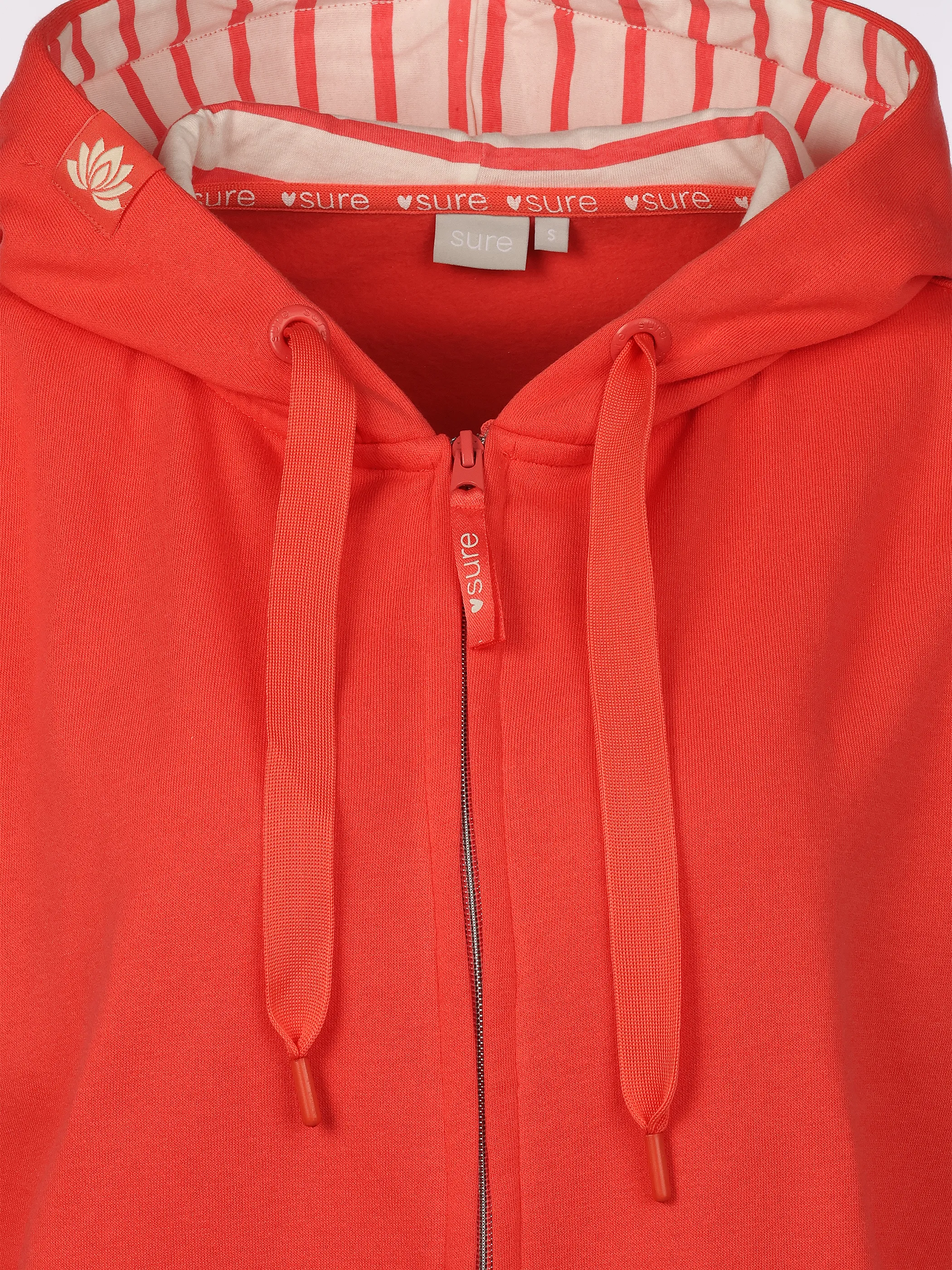 Sure Da-Sweat Cardigan m. Kapuze Rosa 920890 ROS 3