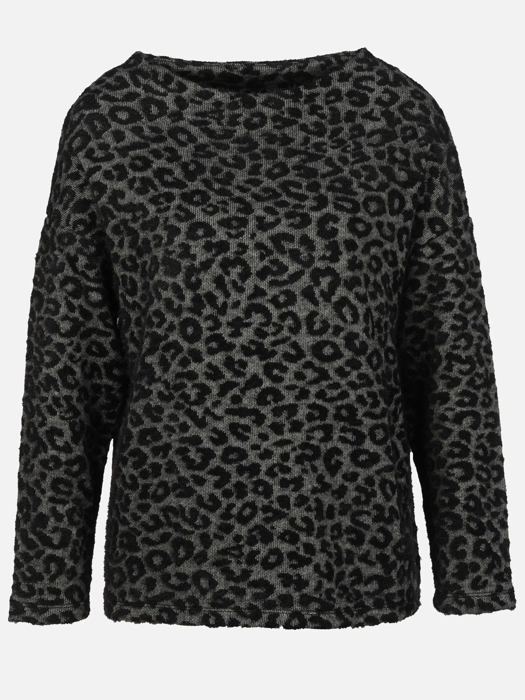 Lisa Tossa Da-Sweatshirt Leoflausch Grau 916300 ANTHRA/SW 1