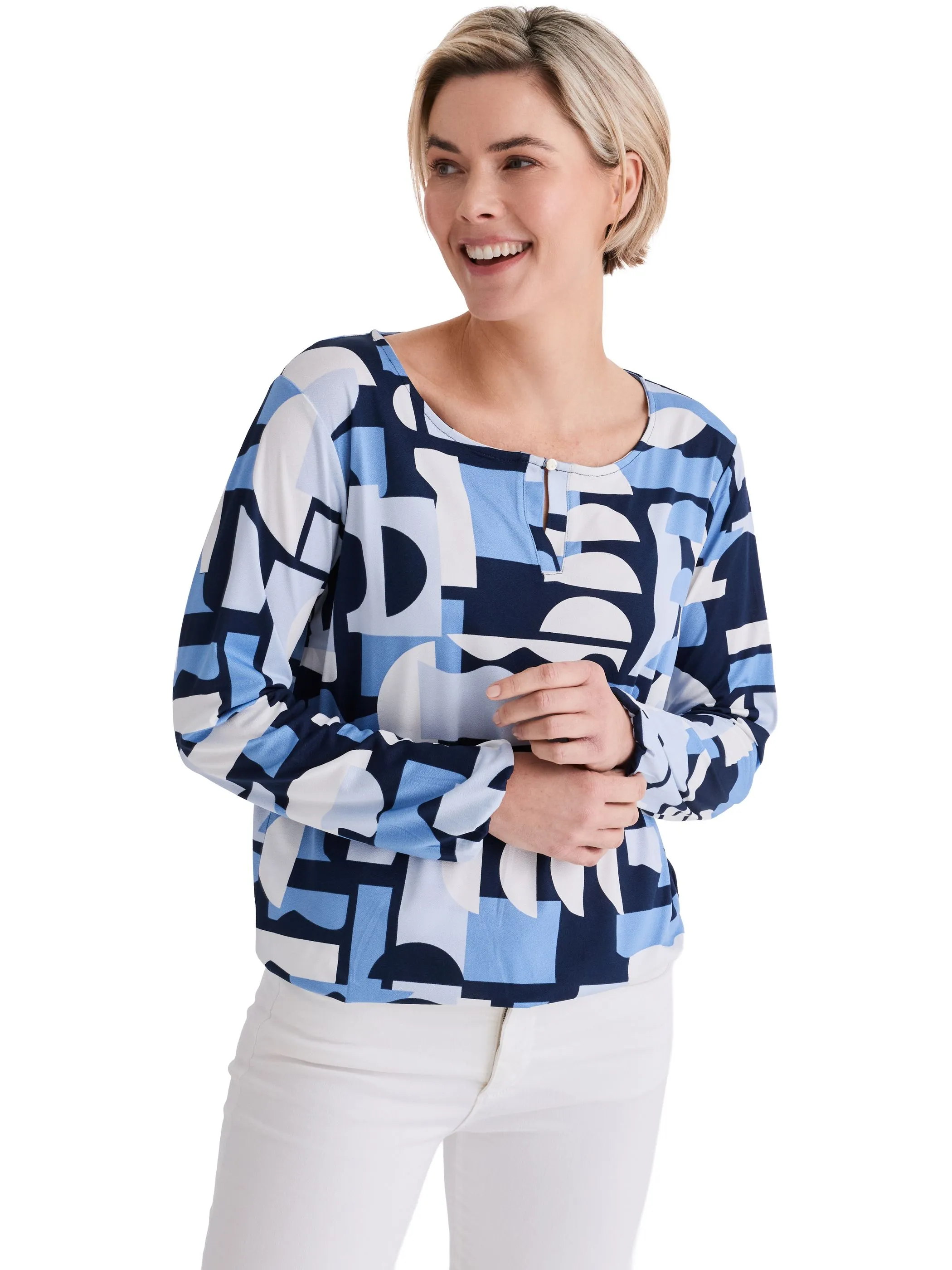 Stooker DOB 25590000009129 Da. T-Shirts / Blau 928318 9129 4