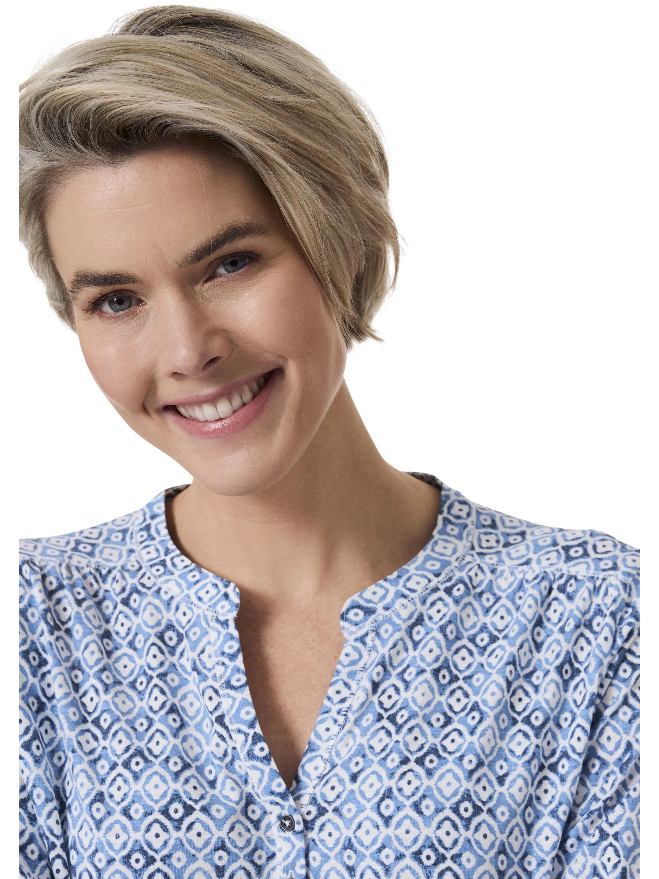 Stooker DOB 25560240009212 Da. T-Shirts / Blau 911355 9212 3