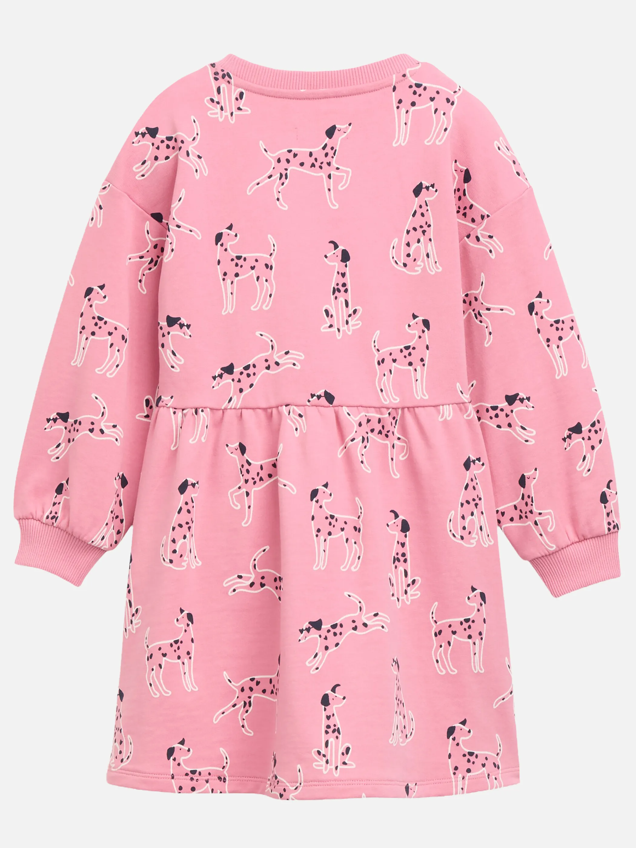 Tom Tailor 1051743 all over printed sweat dress Weiß 942335 40798 2