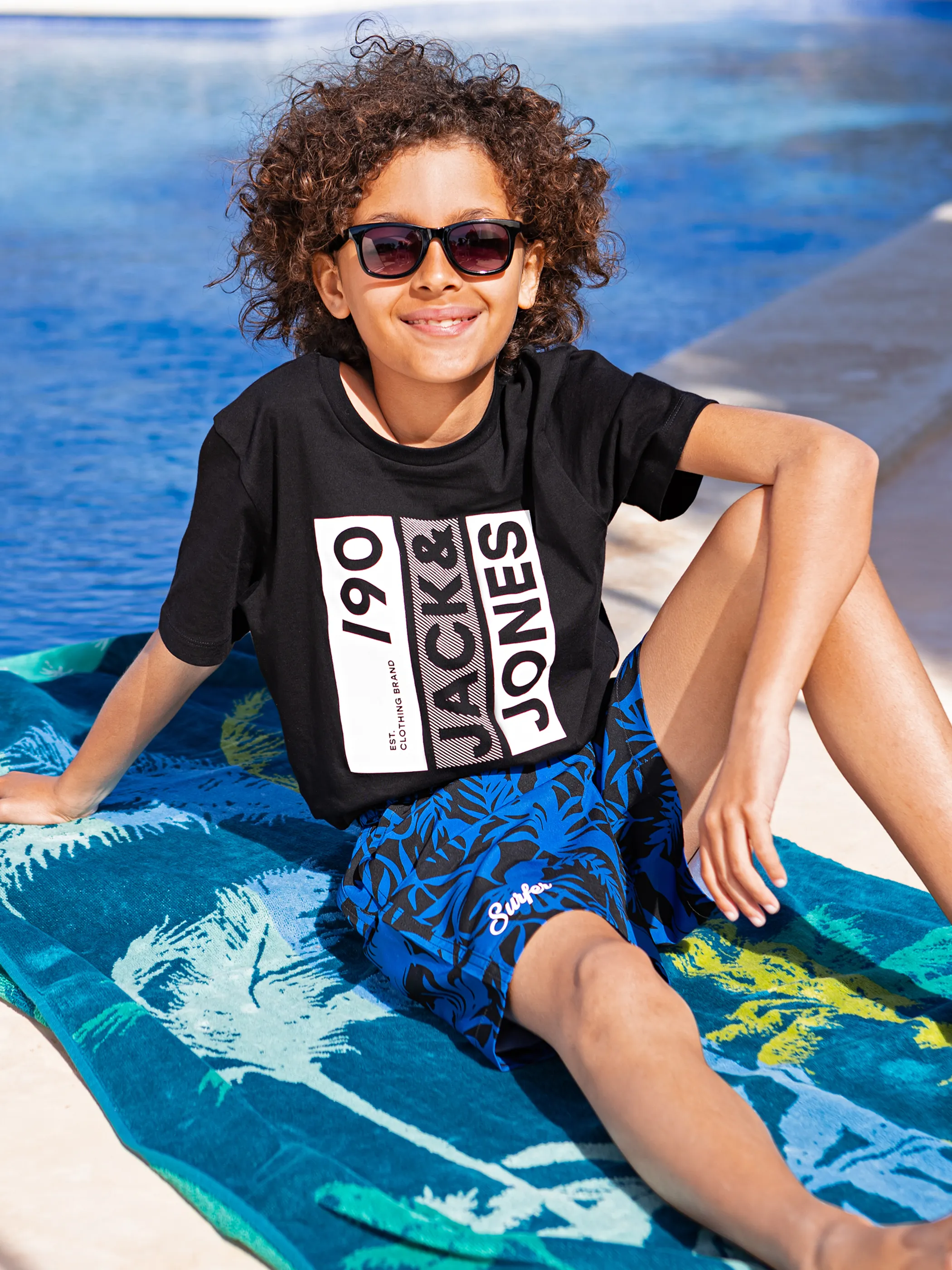 Stop + Go Kn-Badeshorts mit Druck Blau 876828 ROYAL 4 Stop + Go Kn-Badeshorts mit Druck Blau 876828 ROYAL 4