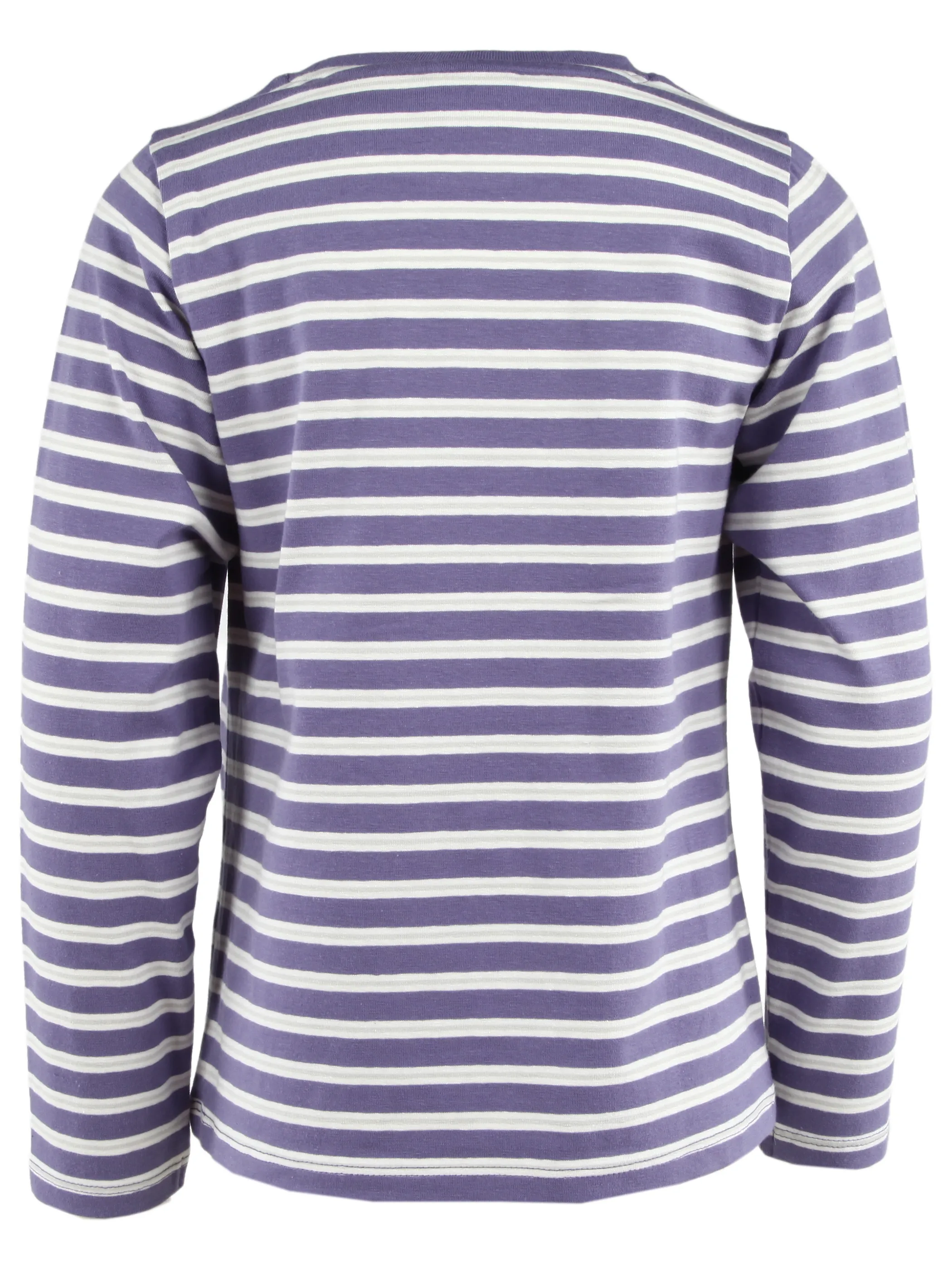 One Way KM T-Shirt Lila/weiß gestreift mit Einhorn print Lila 929922 LIL 2
