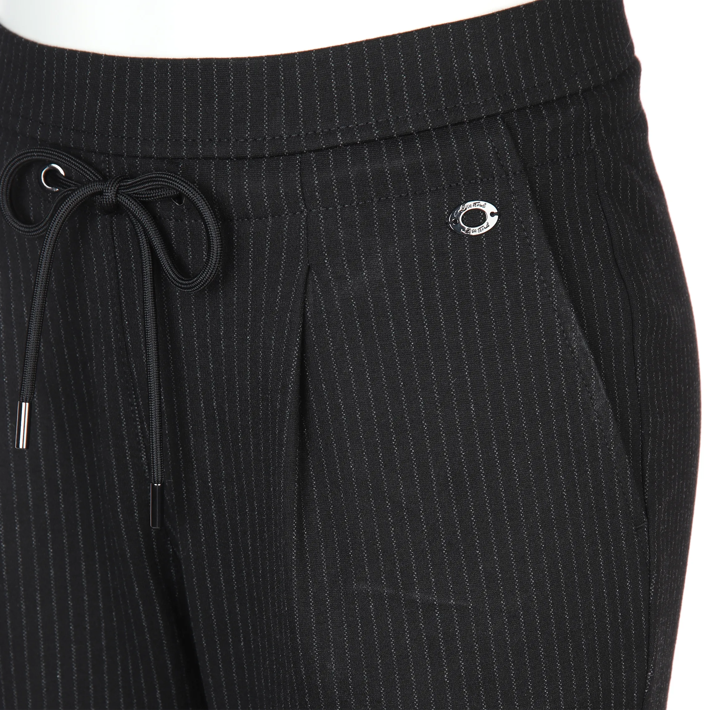 Lisa Tossa Da-Cityjogger m. Nadelstreifen Schwarz 880500 SCHWARZ 4