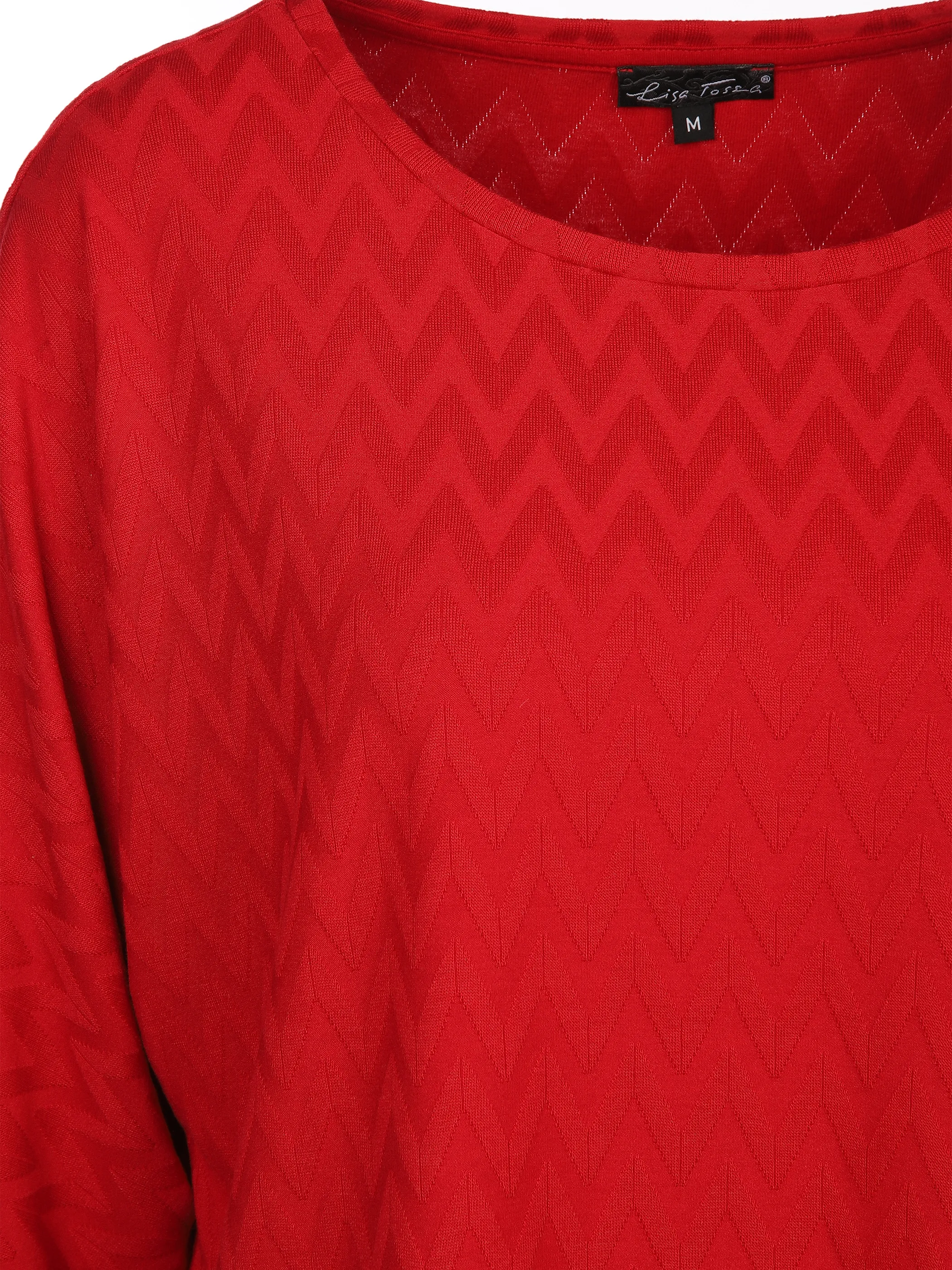 Lisa Tossa Da-Jacquard-Shirt langarm Rot 897608 RUBINROT 3 Lisa Tossa Da-Jacquard-Shirt langarm Rot 897608 RUBINROT 3