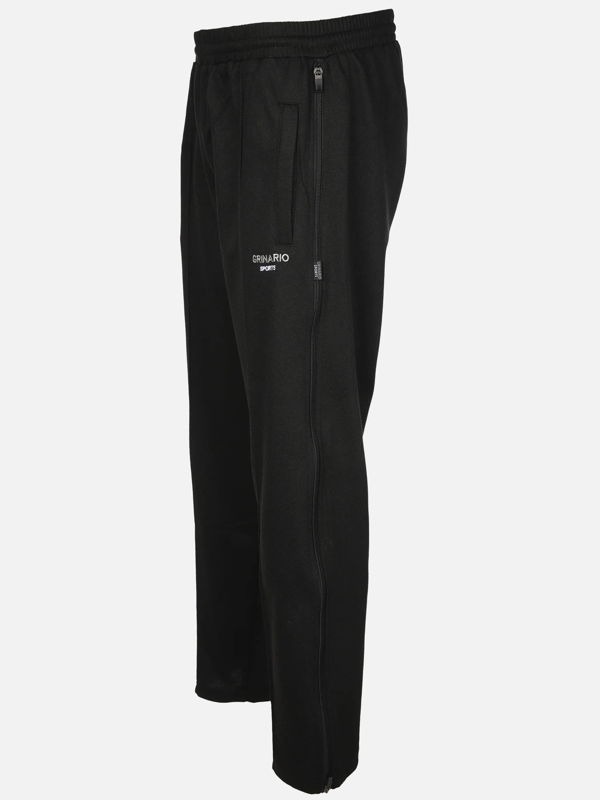 Grinario Sports He- Kurrhose m. seitlichem Rei Schwarz 912692 BLACK 3
