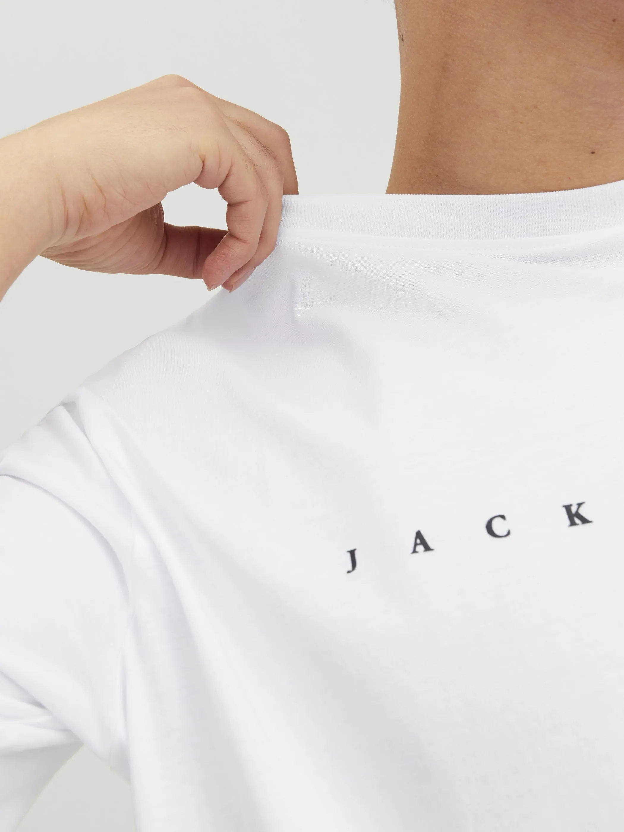 Jack Jones 12234746 JJESTAR JJ TEE SS NOO Weiß 886675 178074