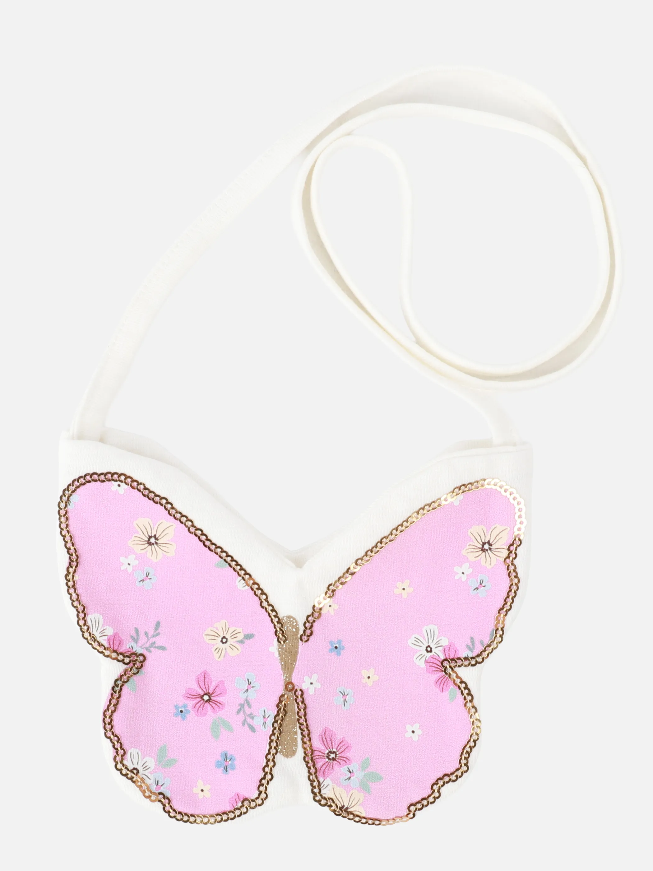 One Way MG 2pcs Set T-Shirt mit Schmetterling FP + Tasche Weiß 922254 WE 5