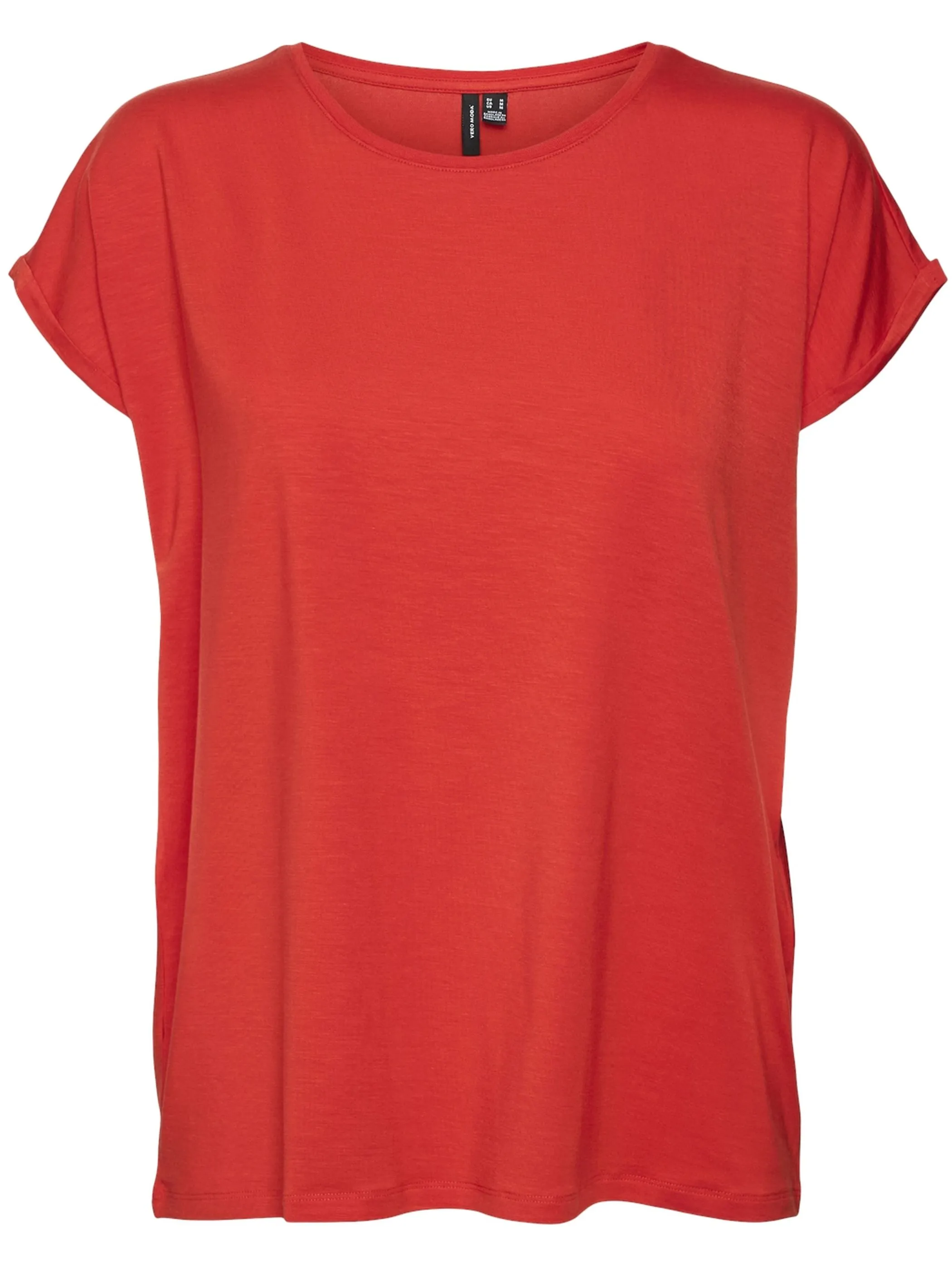 Vero Moda 10284468 VMAVA PLAIN SS TOP GA Rot 873829 180974 1 Vero Moda 10284468 VMAVA PLAIN SS TOP GA Rot 873829 180974 1