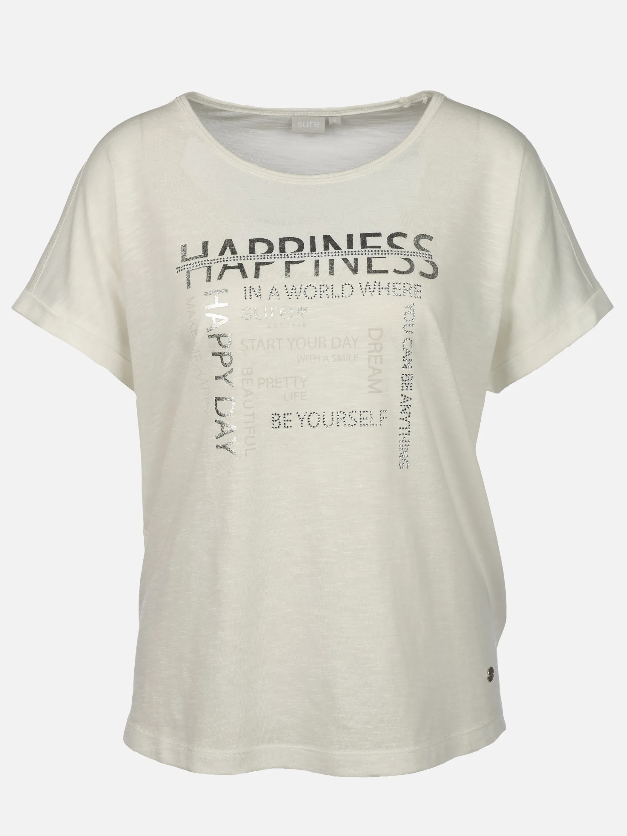 Sure Da-T-Shirt m. Frontprint Weiß 922189 WHITE 1