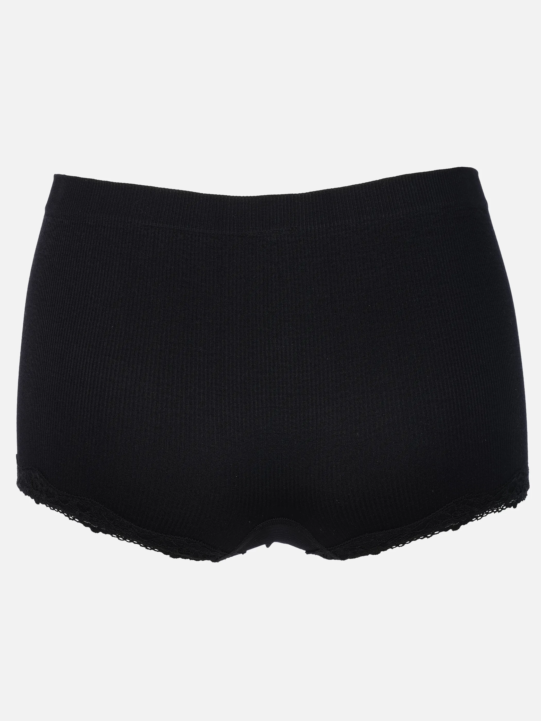 Sure Da Panty Seamless 2er Rippe&Spitze Schwarz 922778 SCHWARZ 2