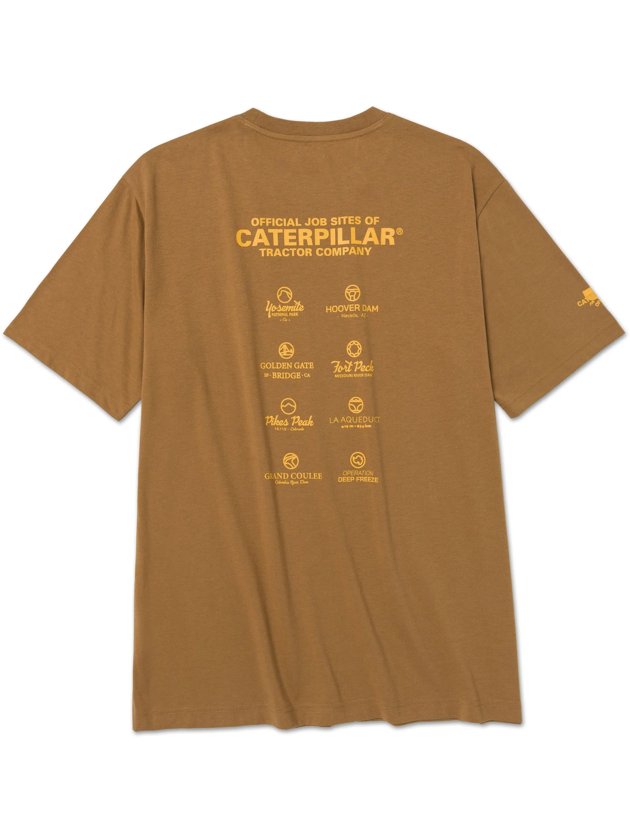 CAT GRAPHIC TEE Braun 928111 14477 2