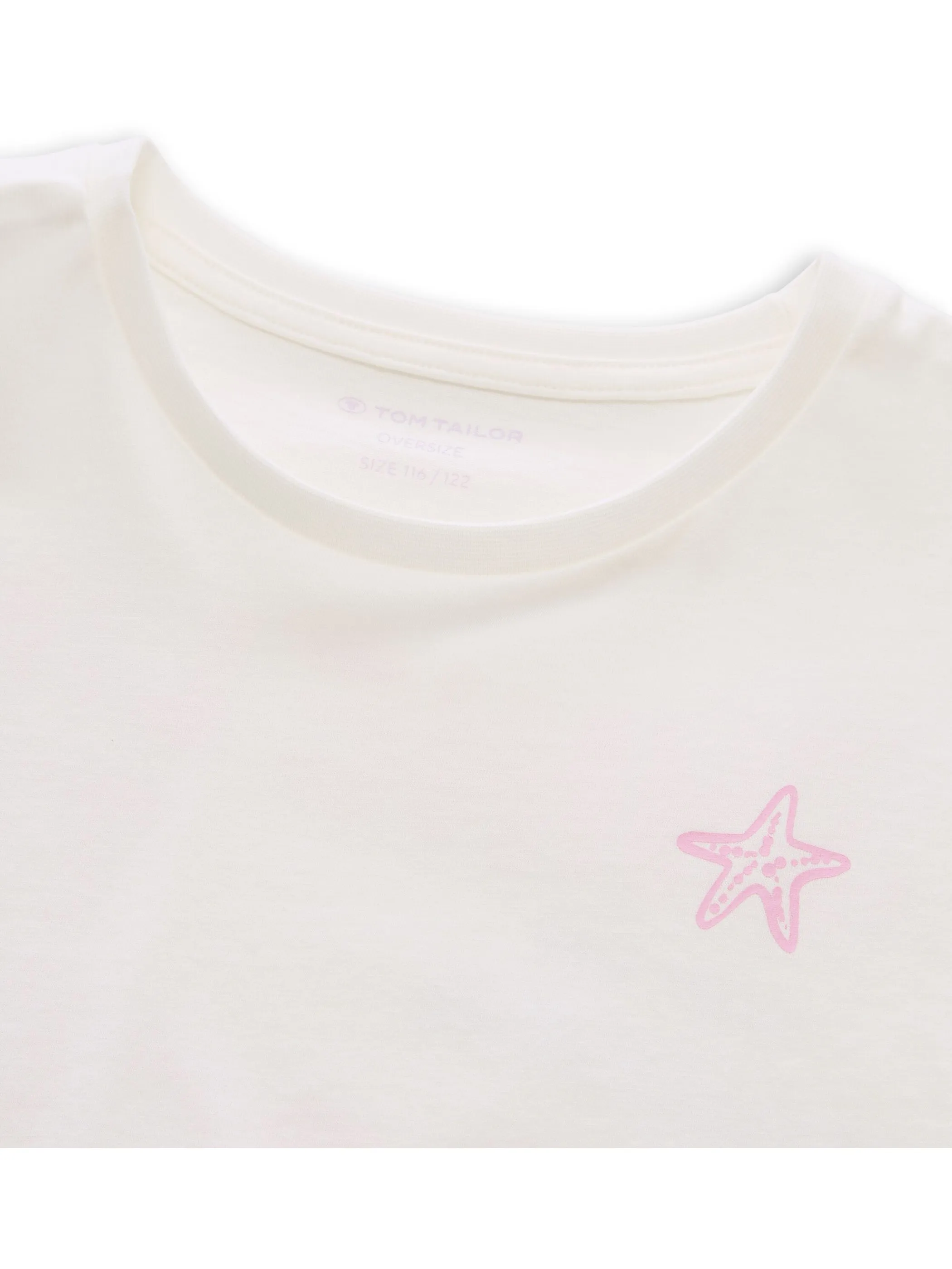 Tom Tailor 1051042 printed oversized T-shirt Weiß 929652 10315 3