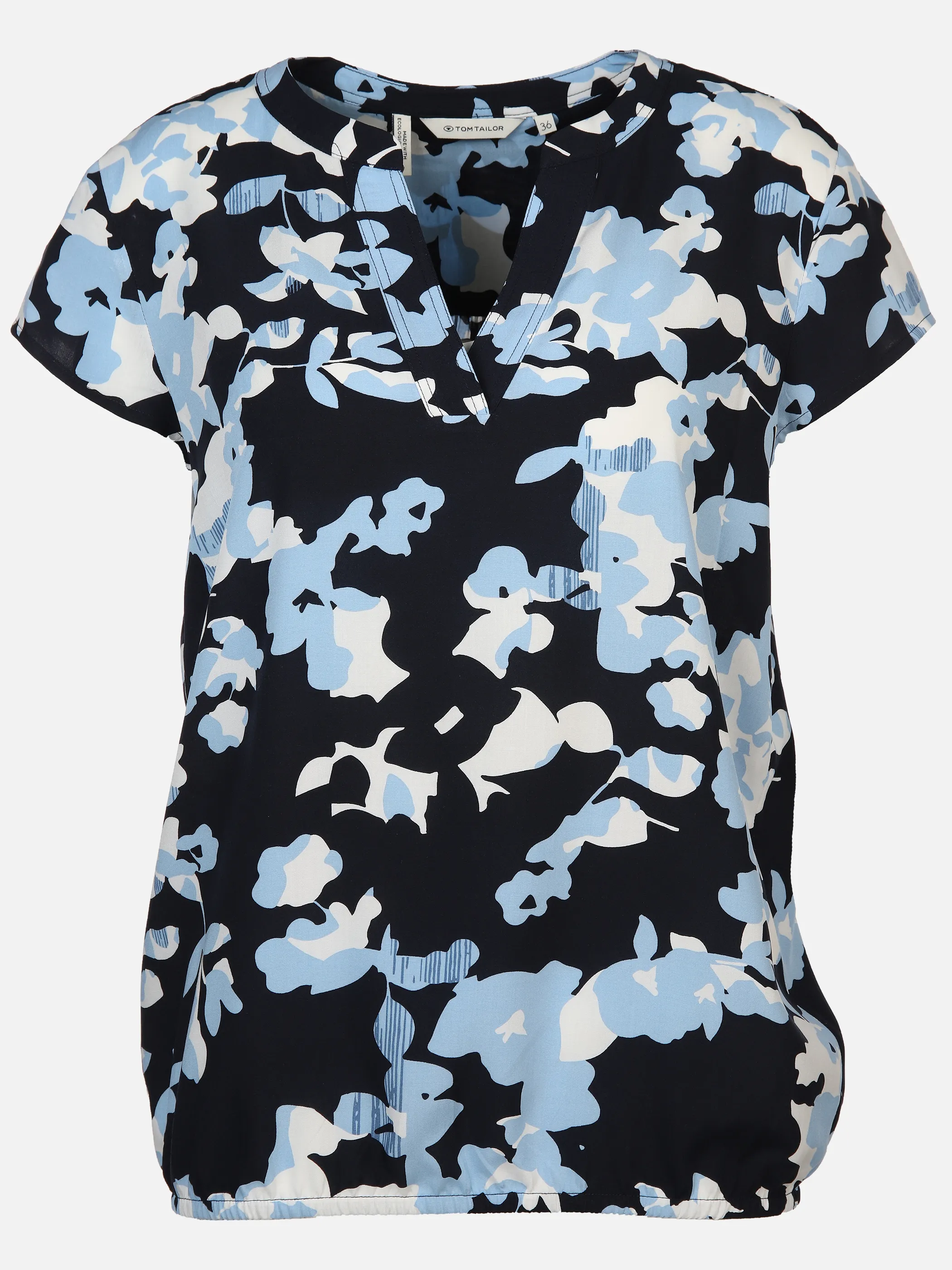 Tom Tailor 1035245 NOS blouse printed Blau 874837 34757 1 Tom Tailor 1035245 NOS blouse printed Blau 874837 34757 1