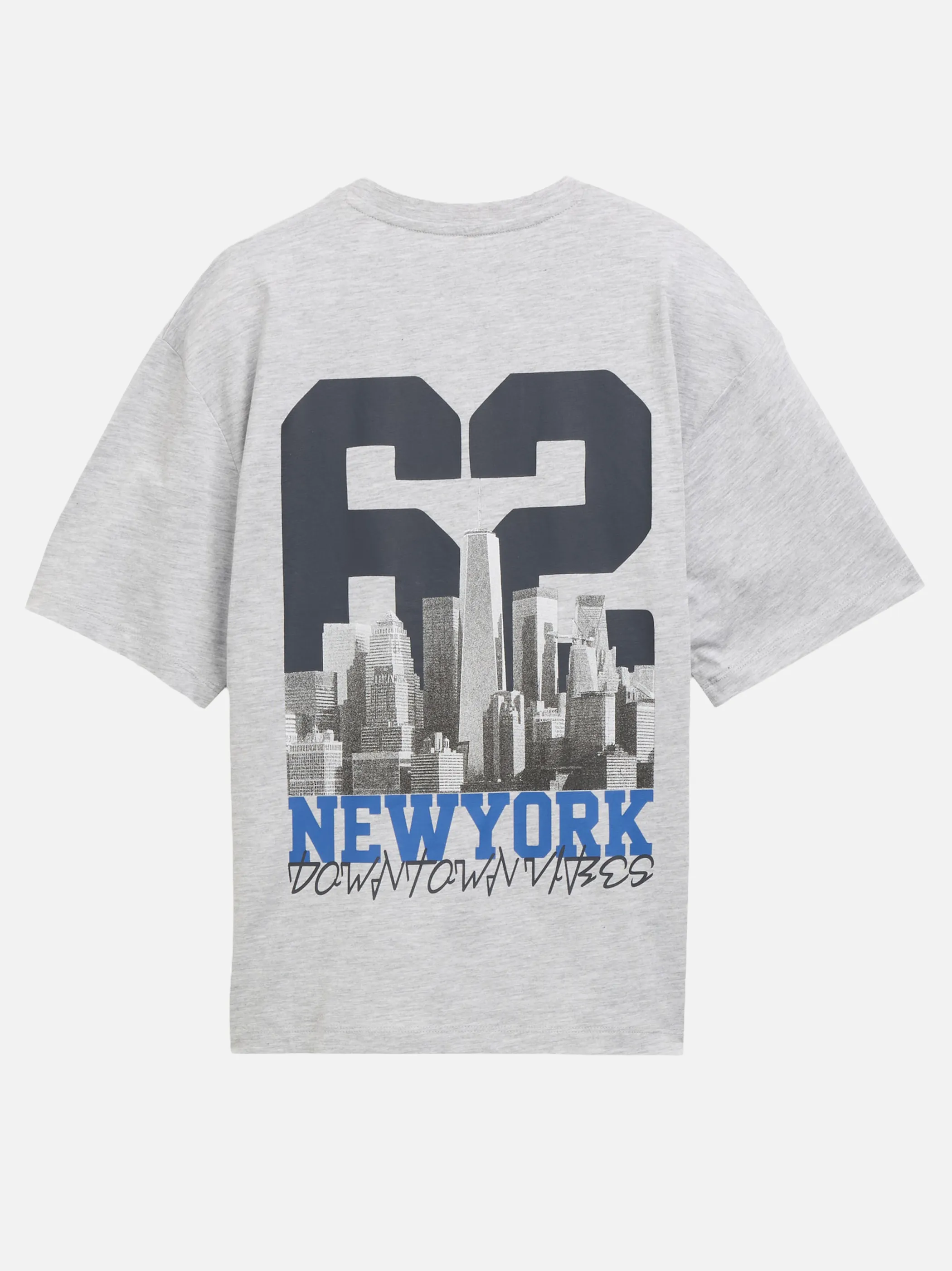 Tom Tailor 1052389 oversize printed T-Shi Grau 934493 15398 2