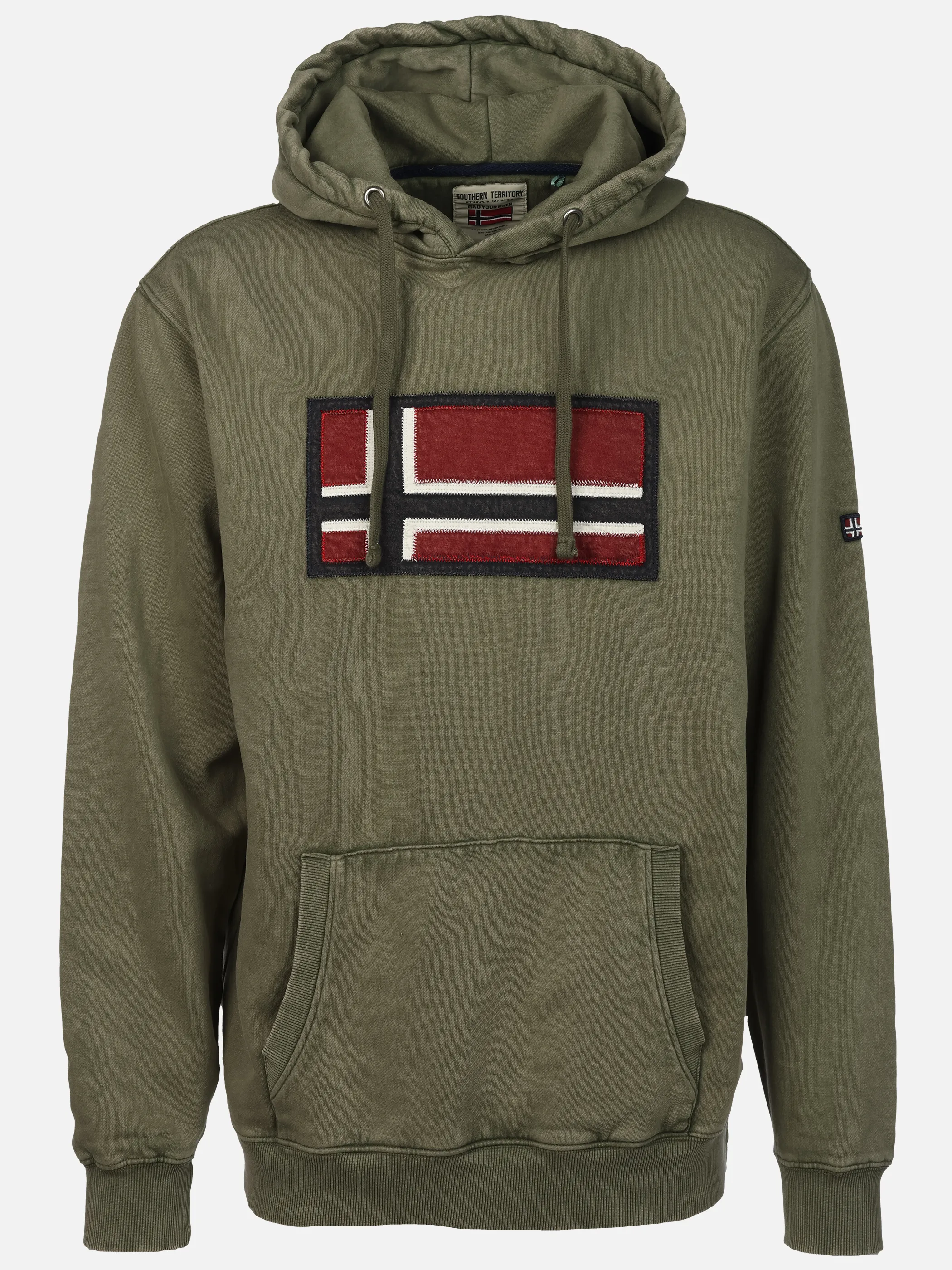 Southern Territory He. Kapuzensweatshirt Logo Oliv 922460 OLIVE 1
