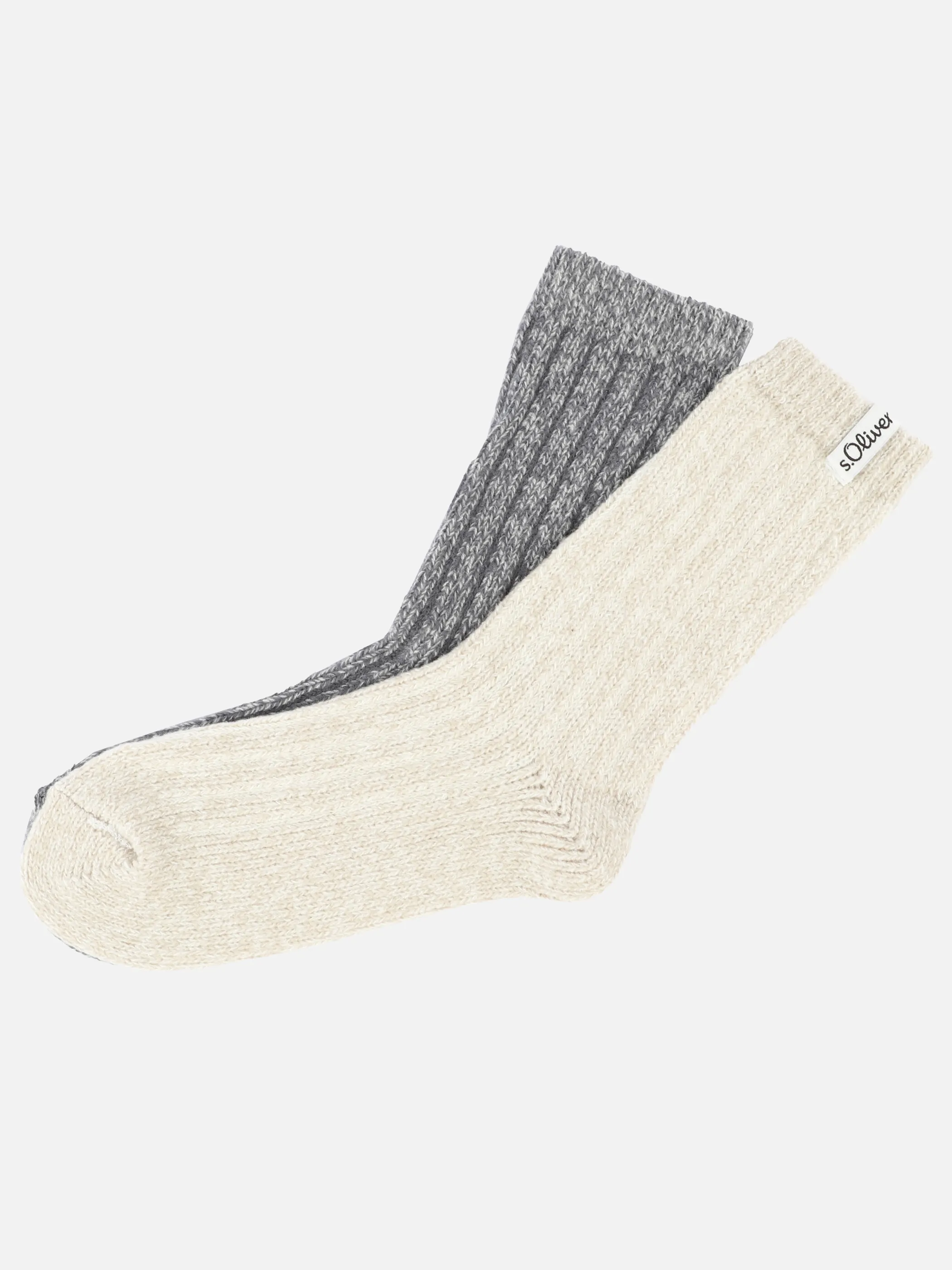 s.Oliver S20742 Warm & Cozy sustainable Socke 2er Weiß 898903 8200 1