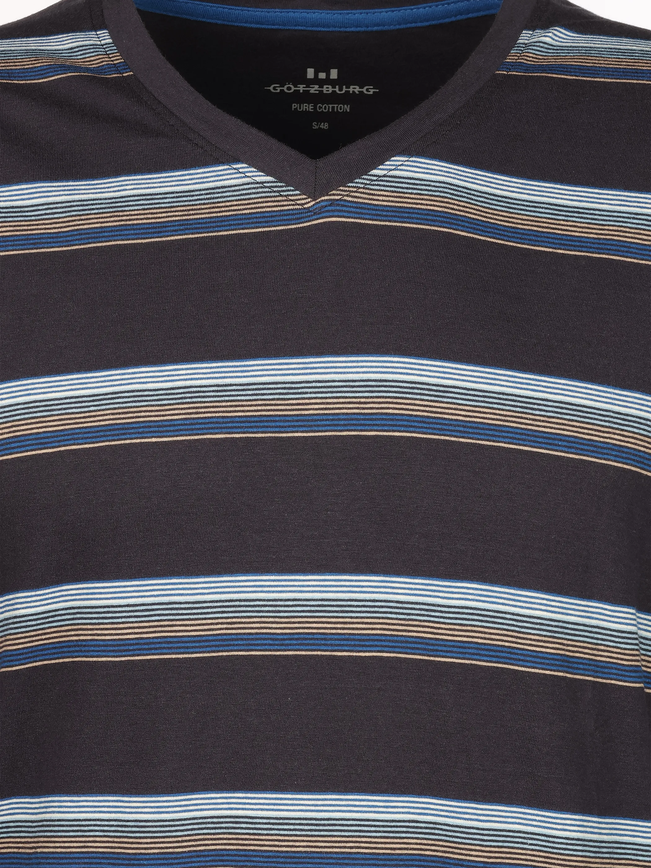 Götzburg 452466/7309 Götzburg He SAZ,Ringel,pure Cotton Blau 933827 662 3