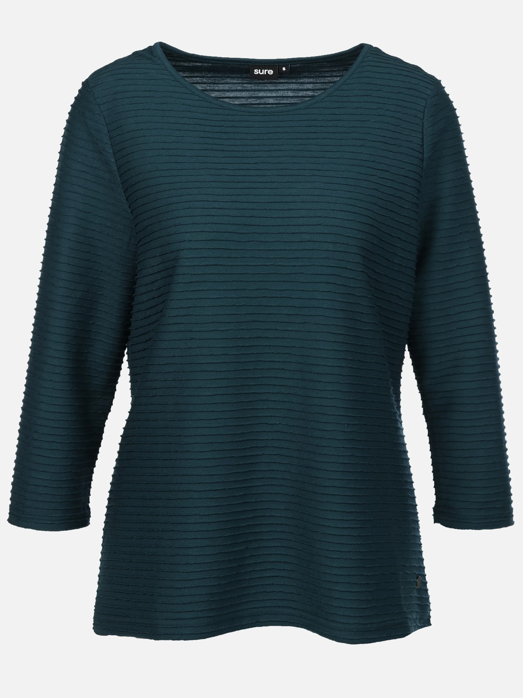 Sure Da-Struktur Shirt, 3/4 Arm Marine 929165 POND 1