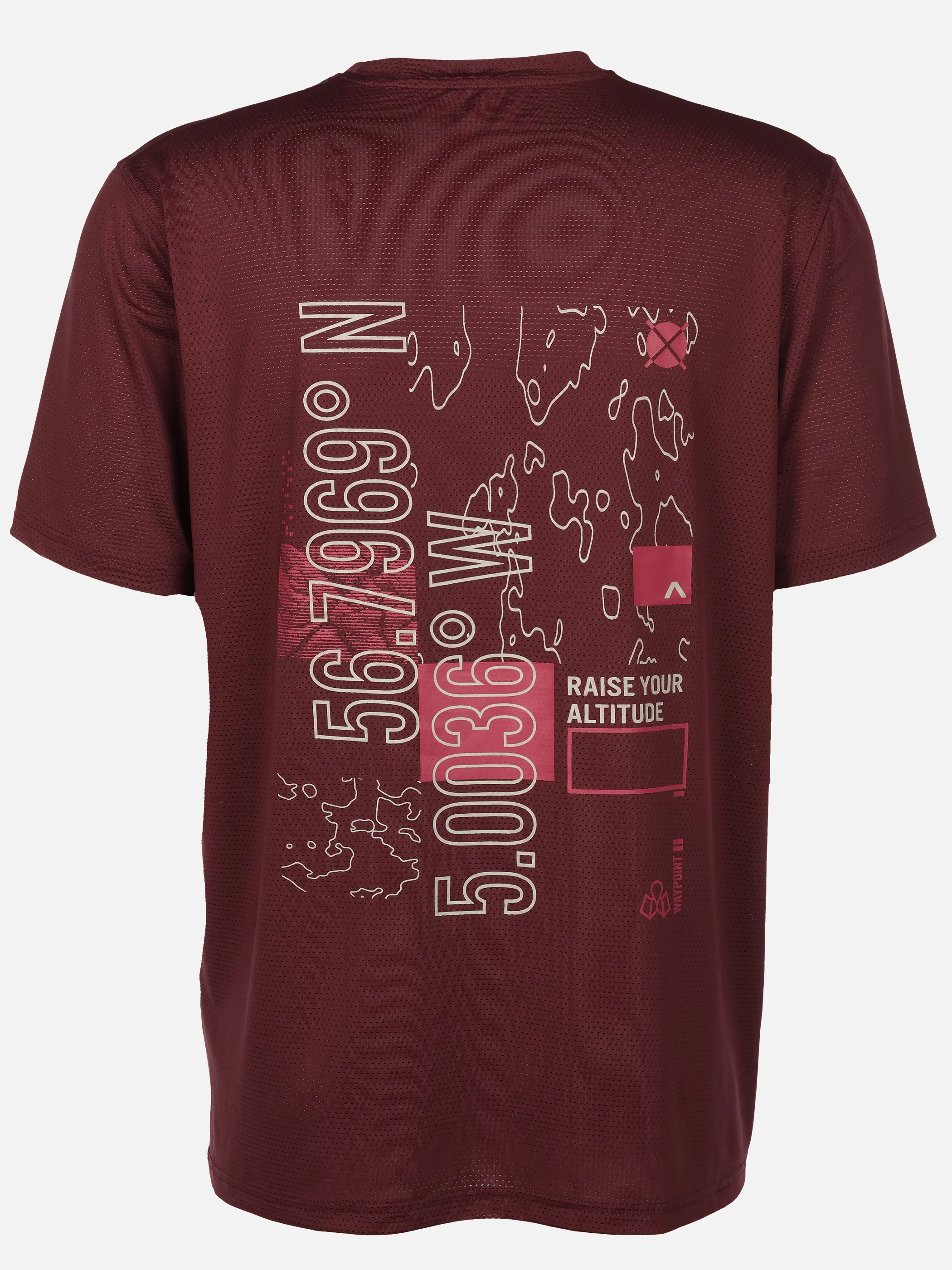 Grinario Sports He-Sport T-Shirt Rot 921262 BORDEAUX 2