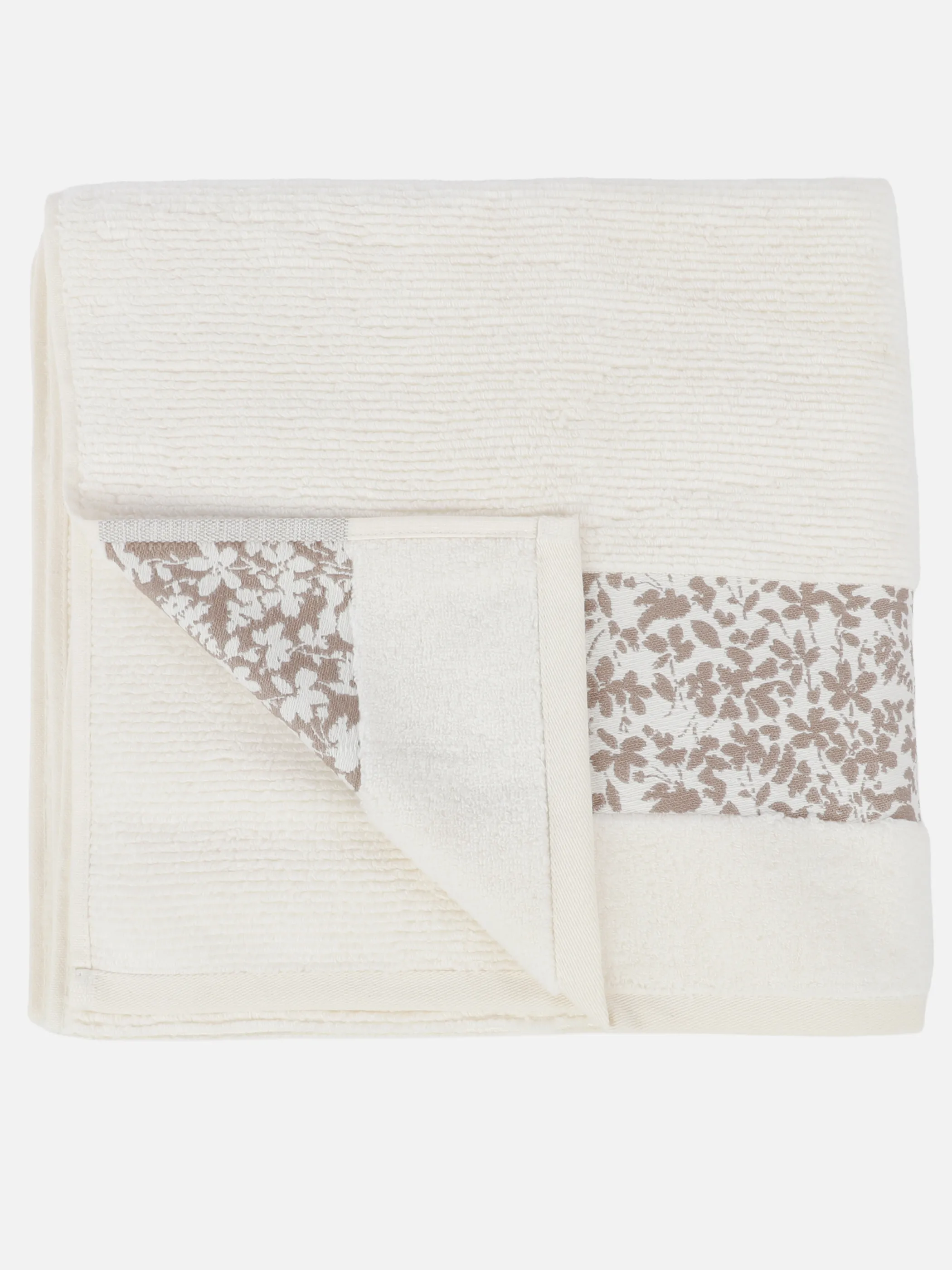 Dream House Duschtuch mit Bordüre 70x140 Weiß 923130 CLOUD 1