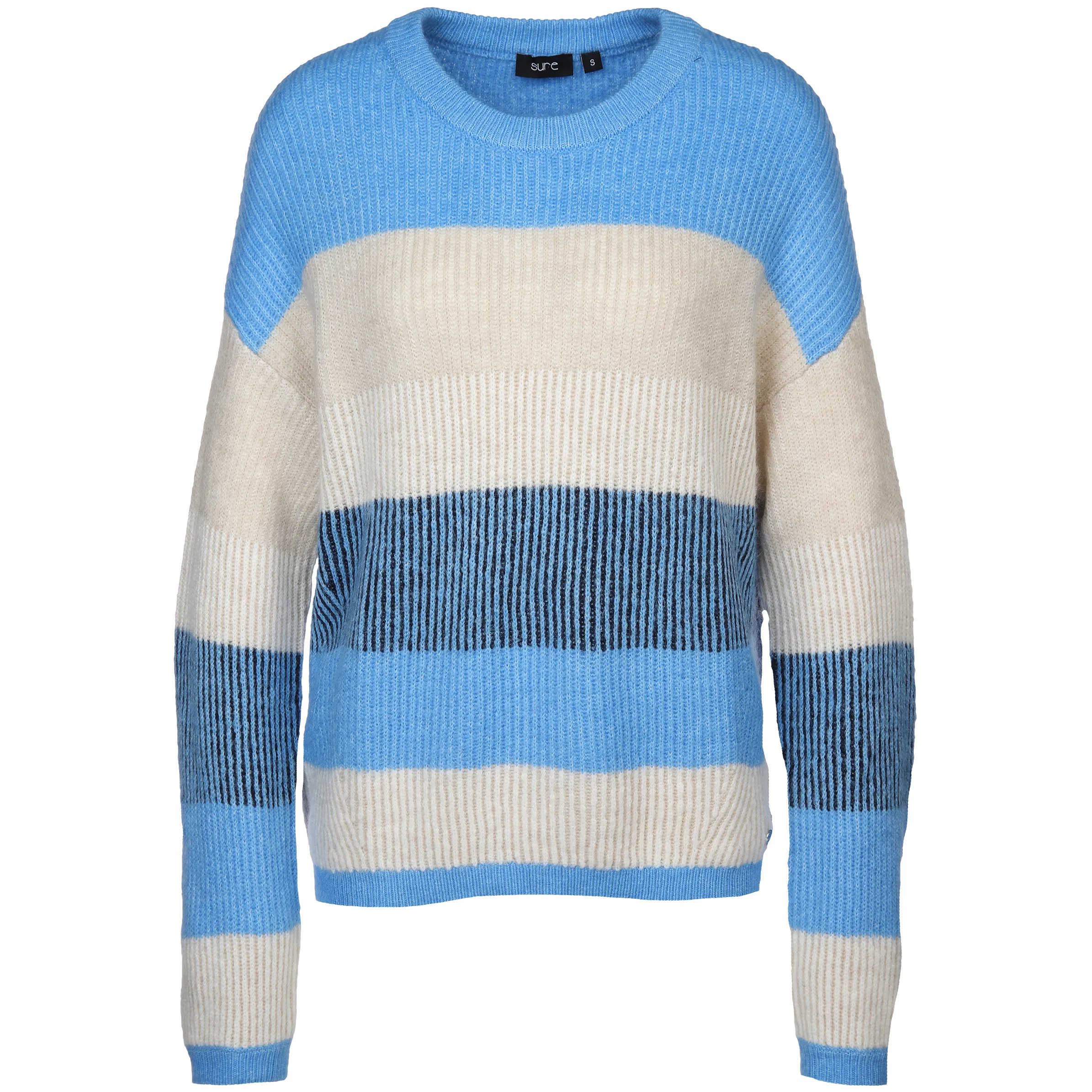 Sure Da-Streifenpullover Blau 882918 BLUE 1