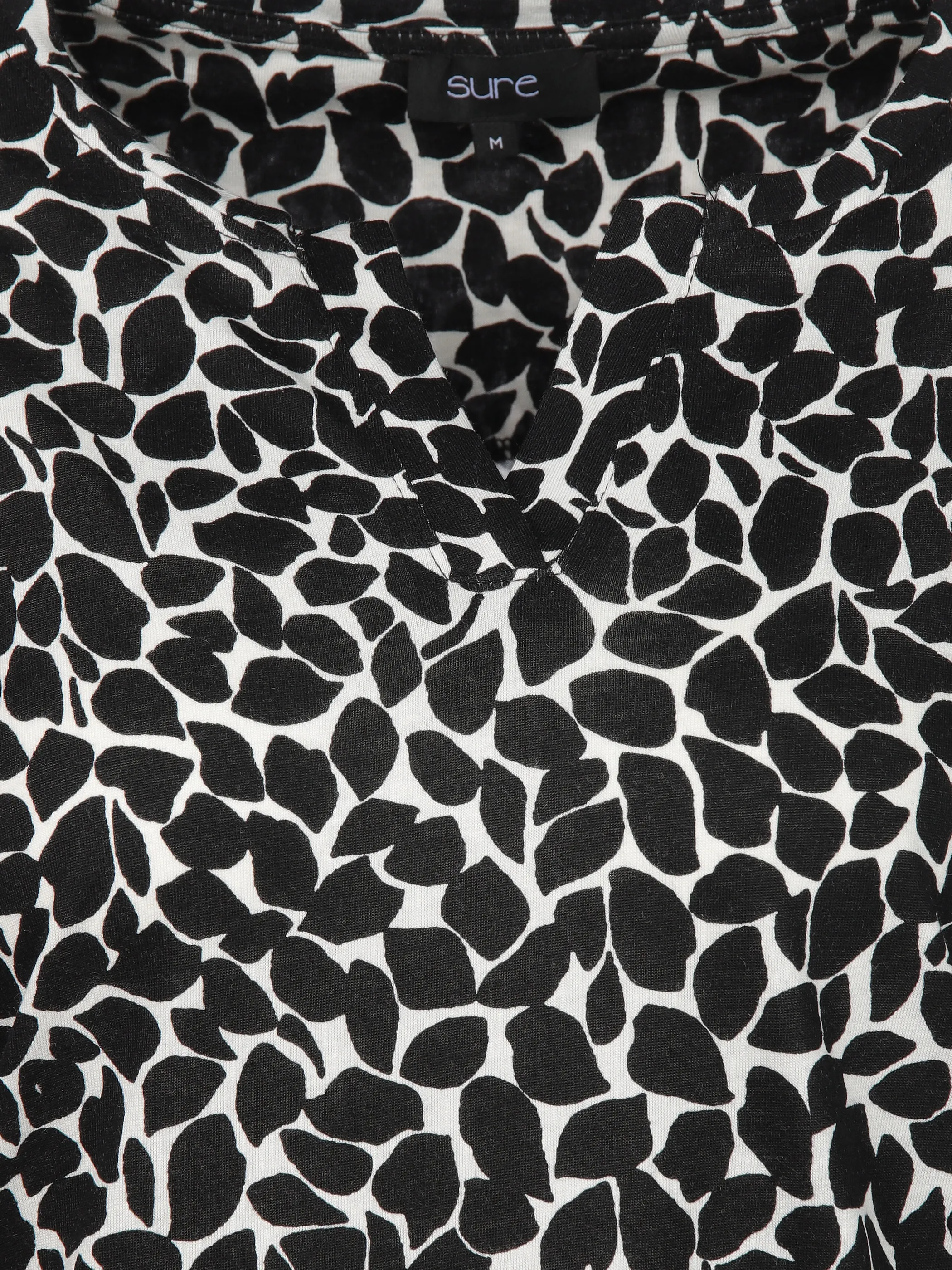 Sure Da-Print-Shirt 3/4 Arm Schwarz 904748 BLACK 3