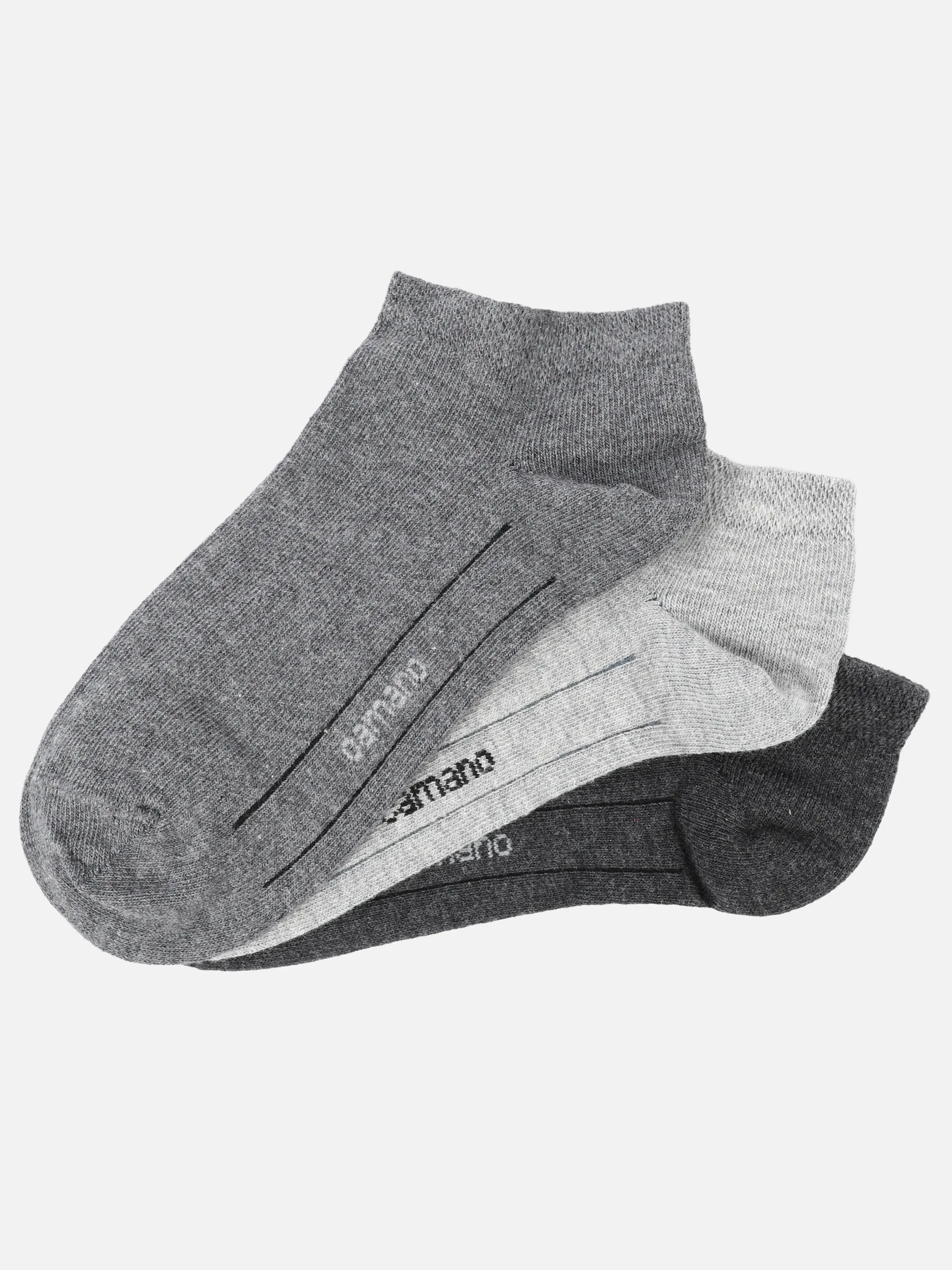 Camano 3003 He-Soft Sneaker 3er Pack Grau 809763 0049 1
