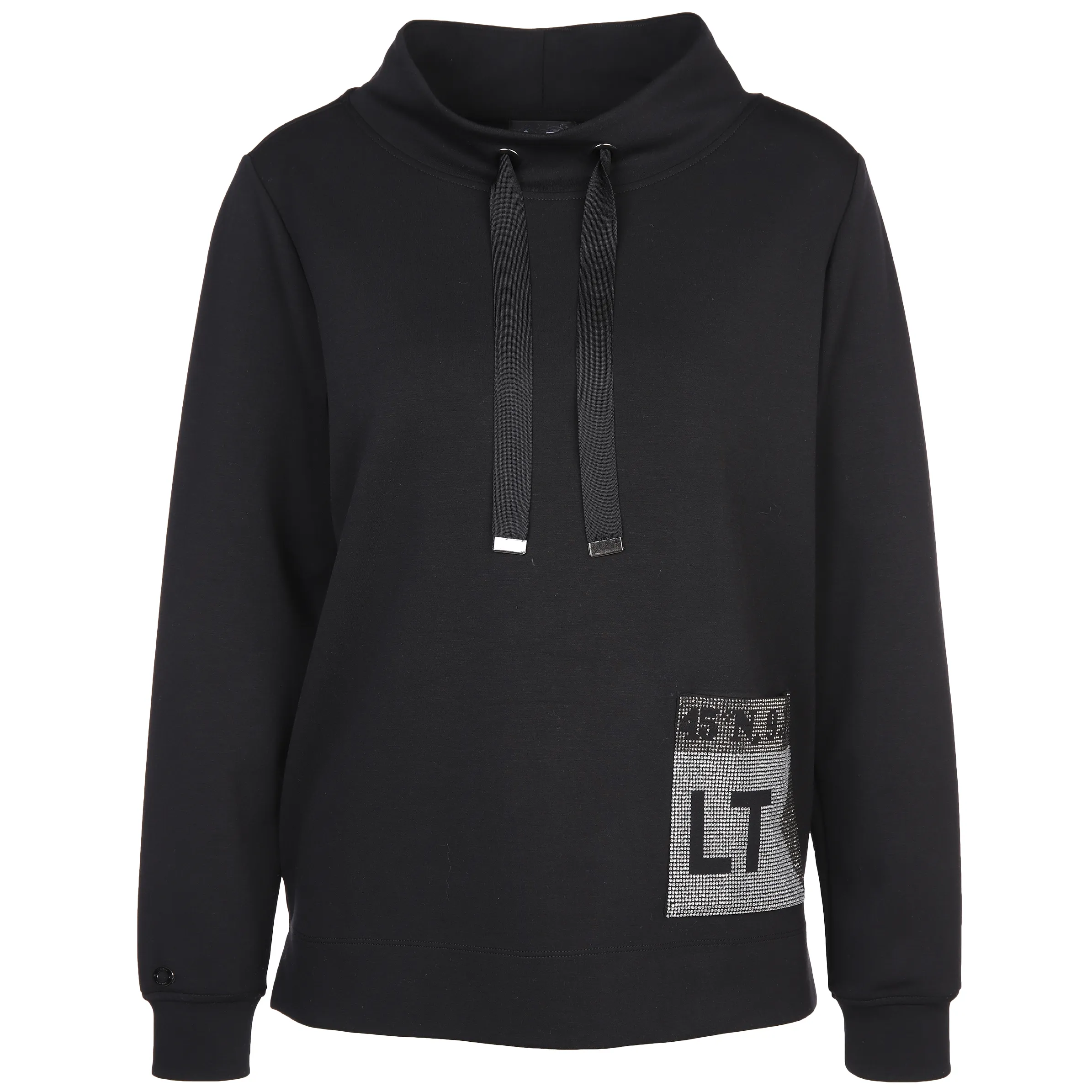 Lisa Tossa Da-Sweatshirt m.Stehkragen Schwarz 880297 SCHWARZ 1