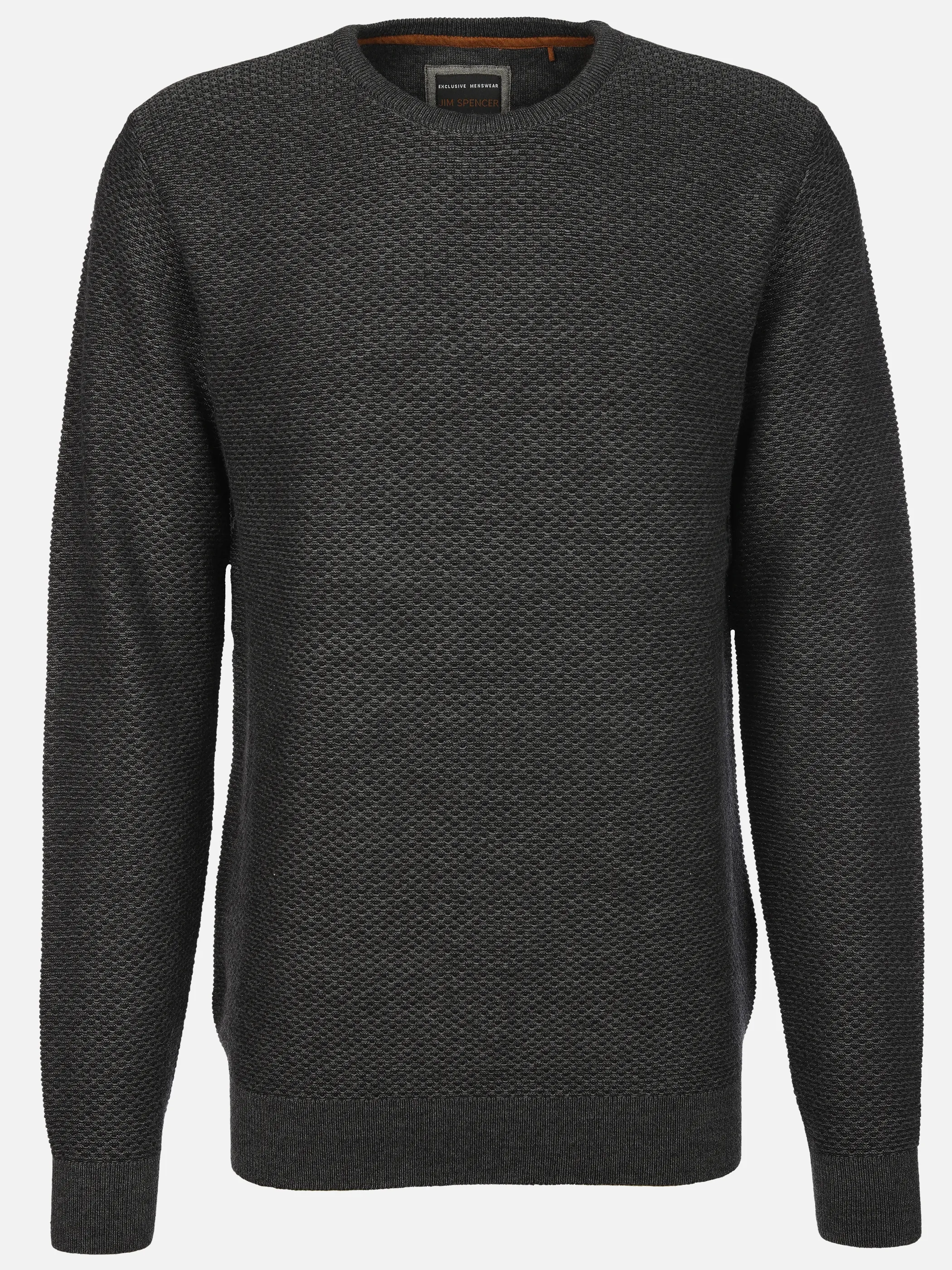 Jim Spencer He. Pullover Jacquard RH Grau 913330 ANTHRA 1