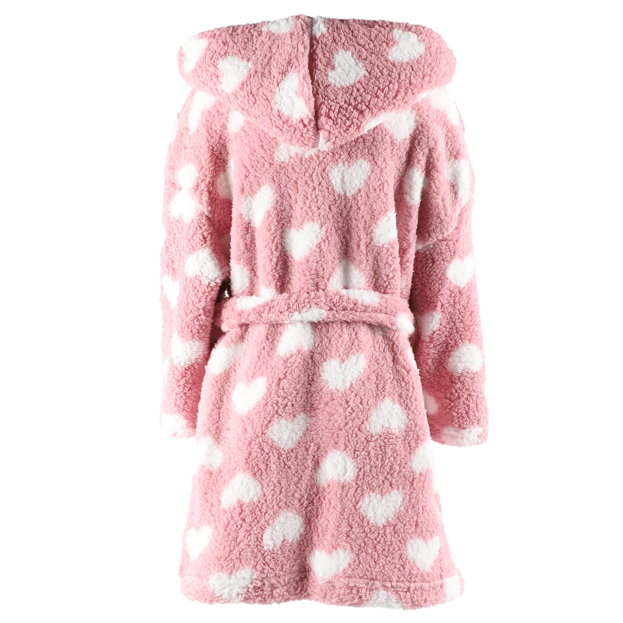 Dream House KM Kuschelbademantel mit Kapuz Rosa 885864 ROSA/CREME 2