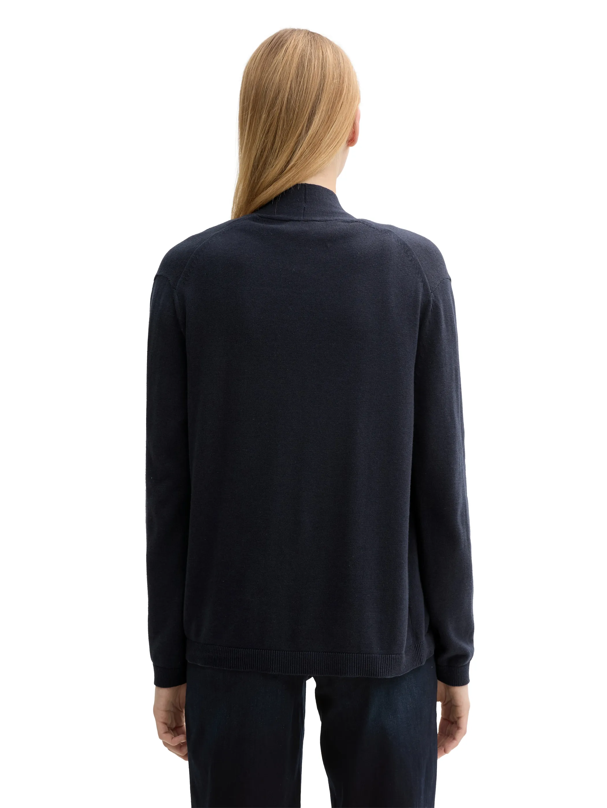 Tom Tailor 1045825 knit basic open cardigan Blau 903067 10668 2