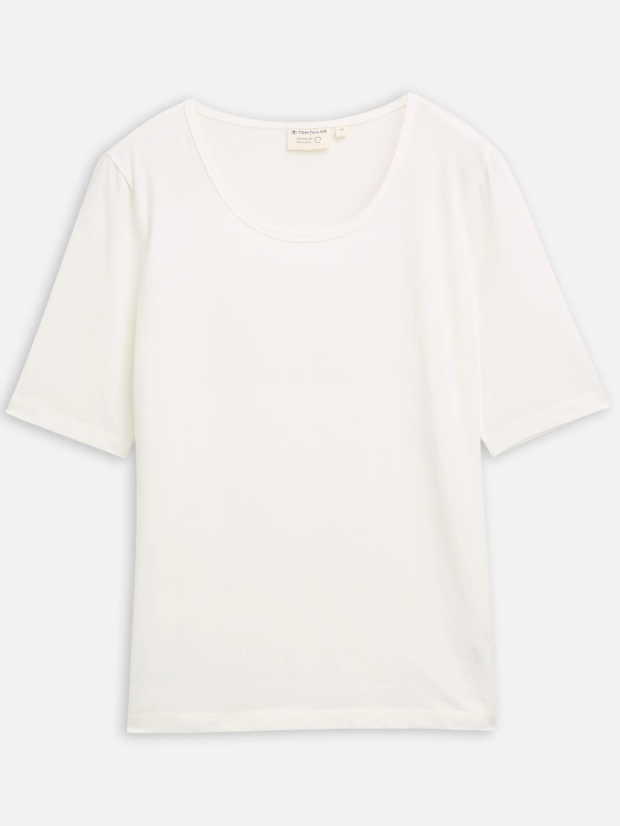 Tom Tailor 1051232 NOS T-Shirt basic crew neck Weiß 926126 10315 3