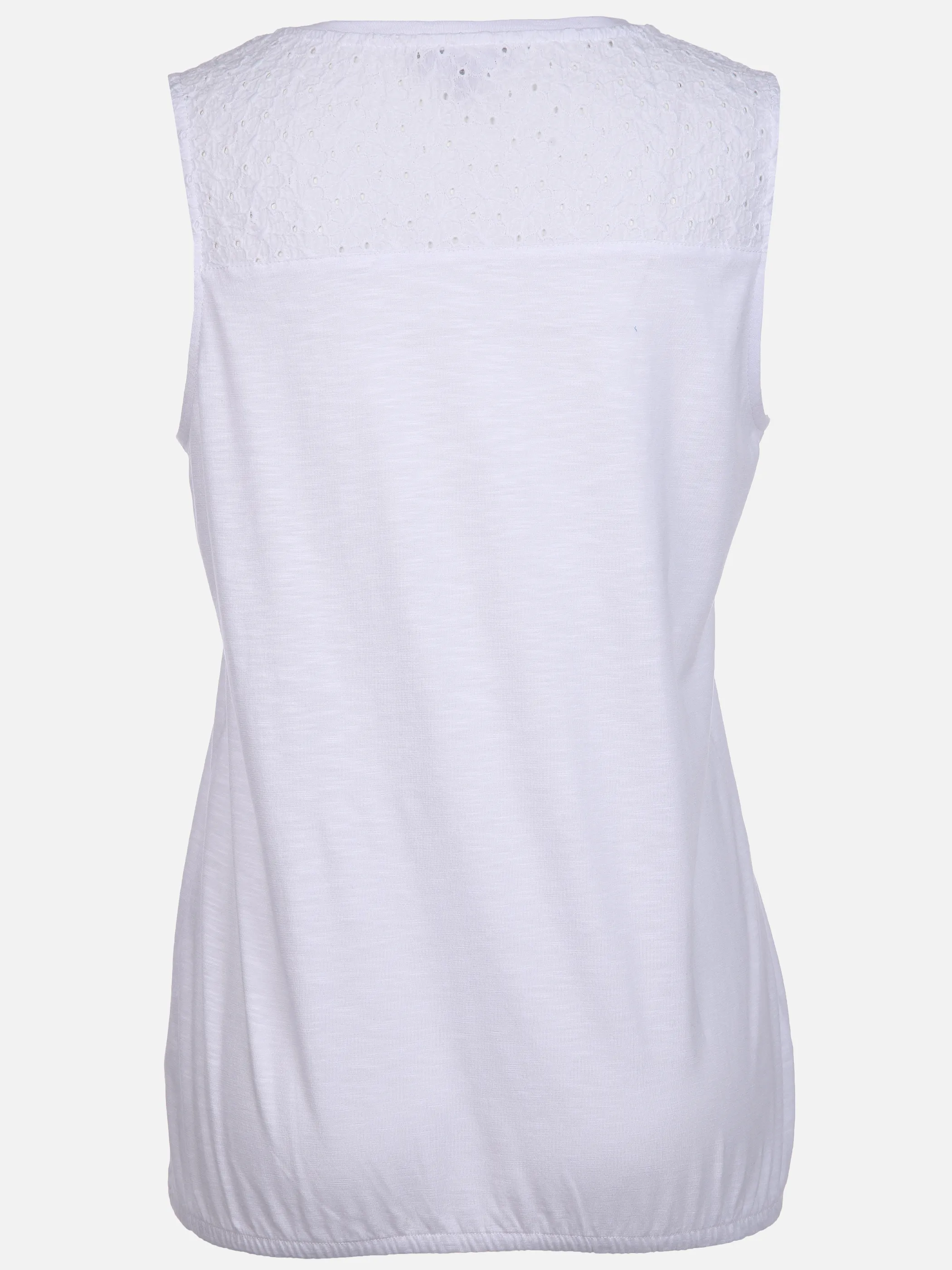 Sure Da-Jerseytop m. Spitzenpasse Weiß 894092 WEIß 2