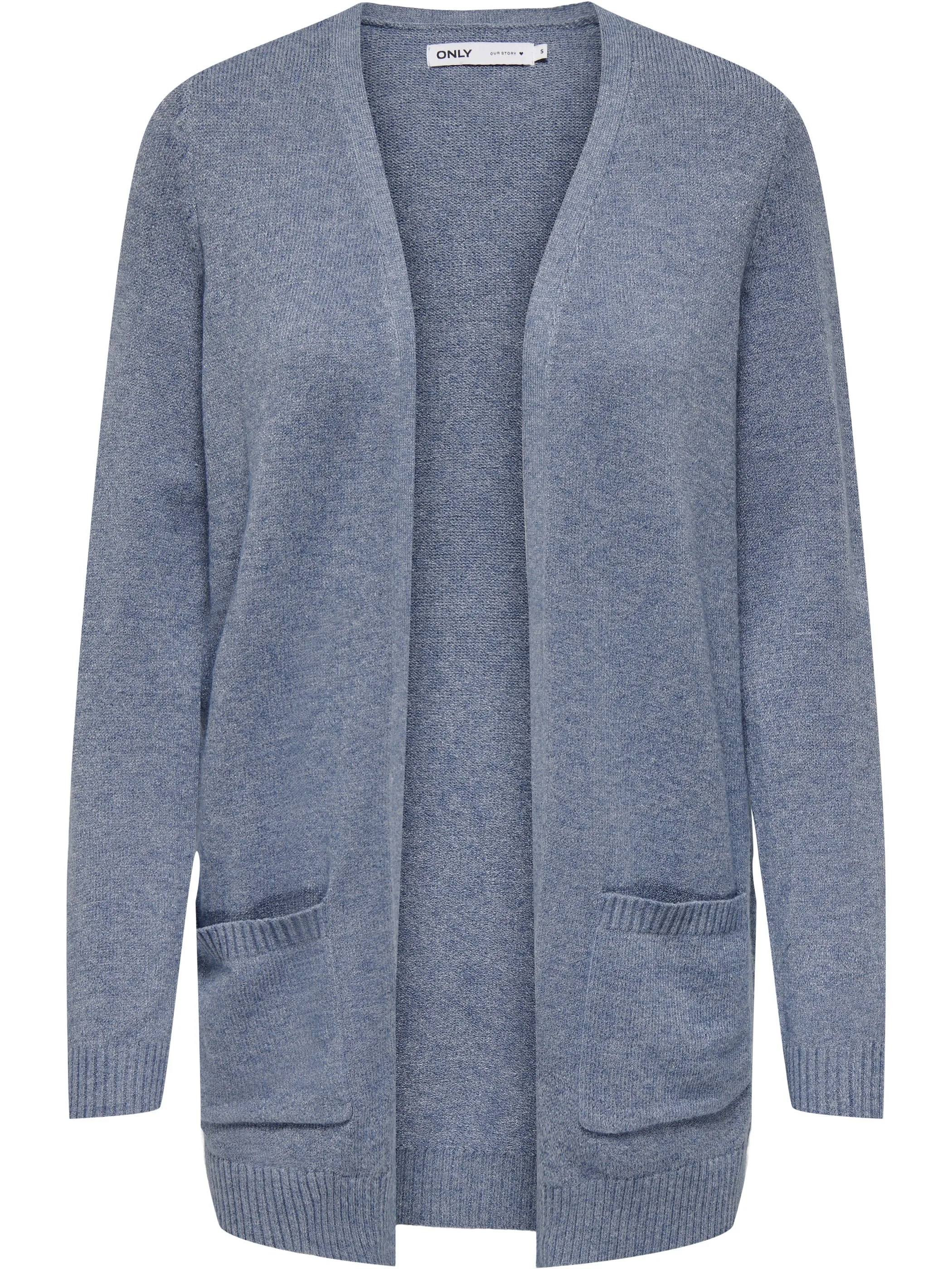 Only 15174274 ONLLESLY L/S OPEN CAR Blau 827401 187243004 1 Only 15174274 ONLLESLY L/S OPEN CAR Blau 827401 187243004 1