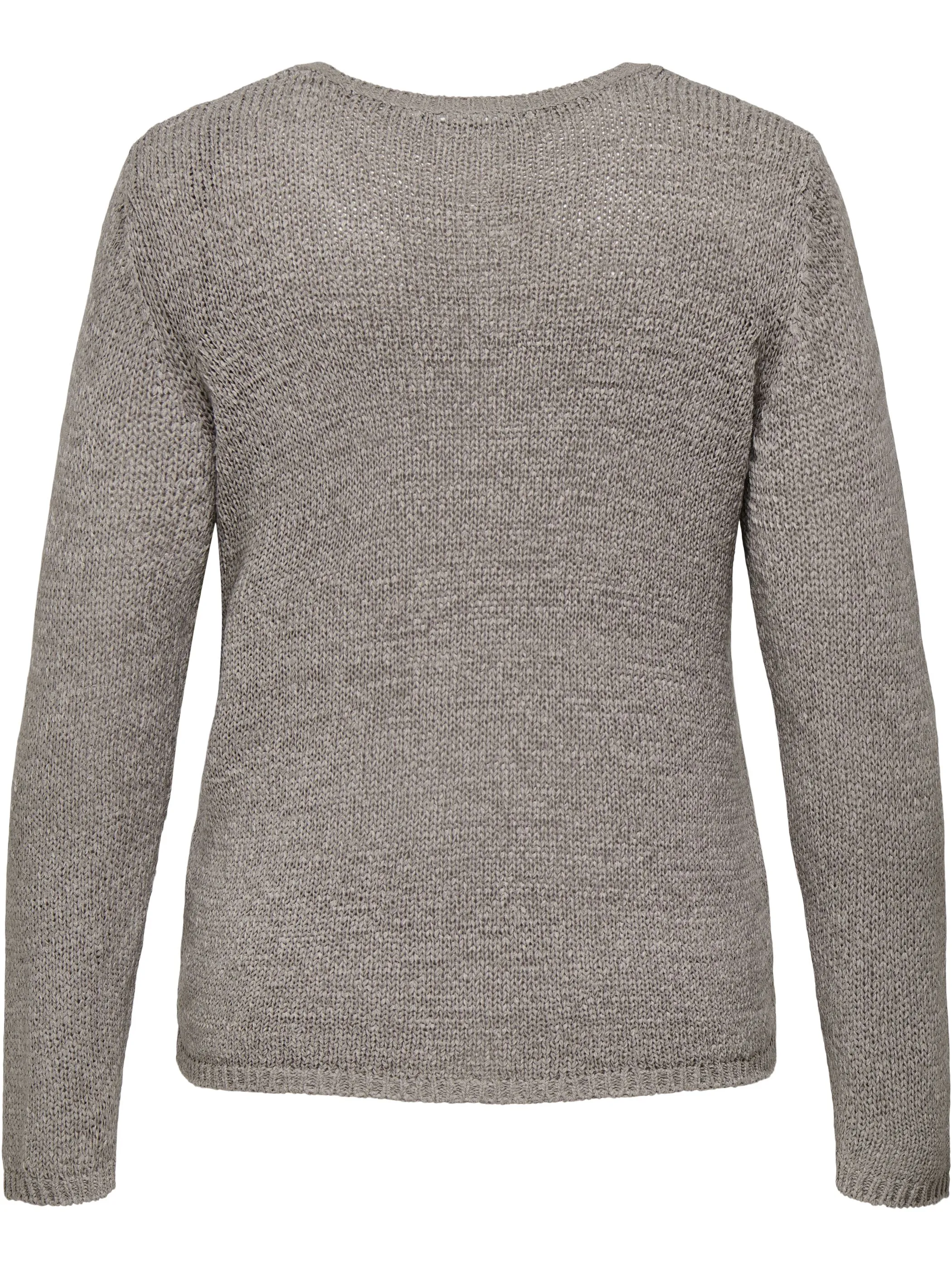 Only Carmakoma 15352725 CARGEENA L/S V-NECK K Braun 913103 291077 2
