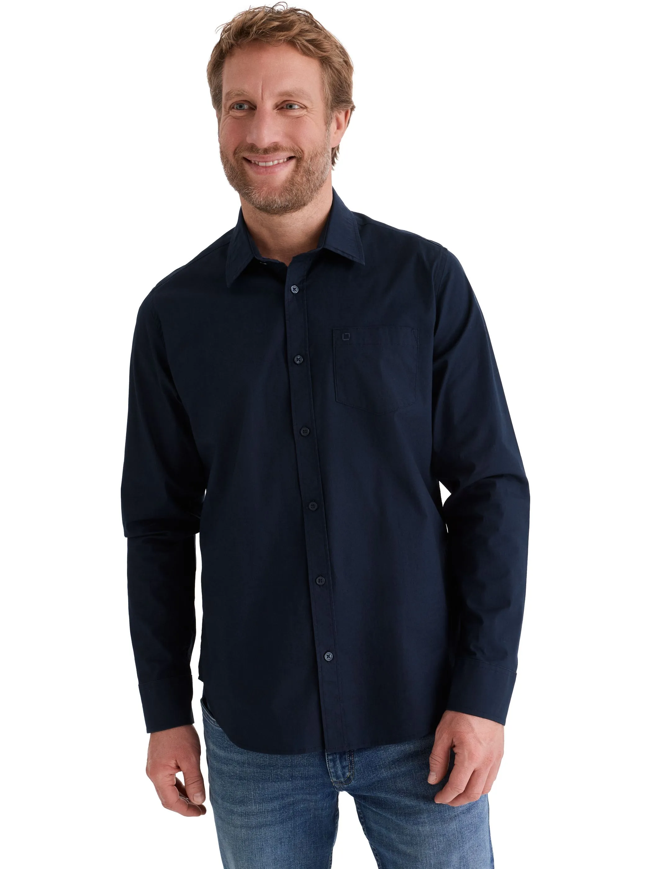 Stooker HAKA 73230010004597 He. Bluse/Hemd, Marine 928382 4597 1