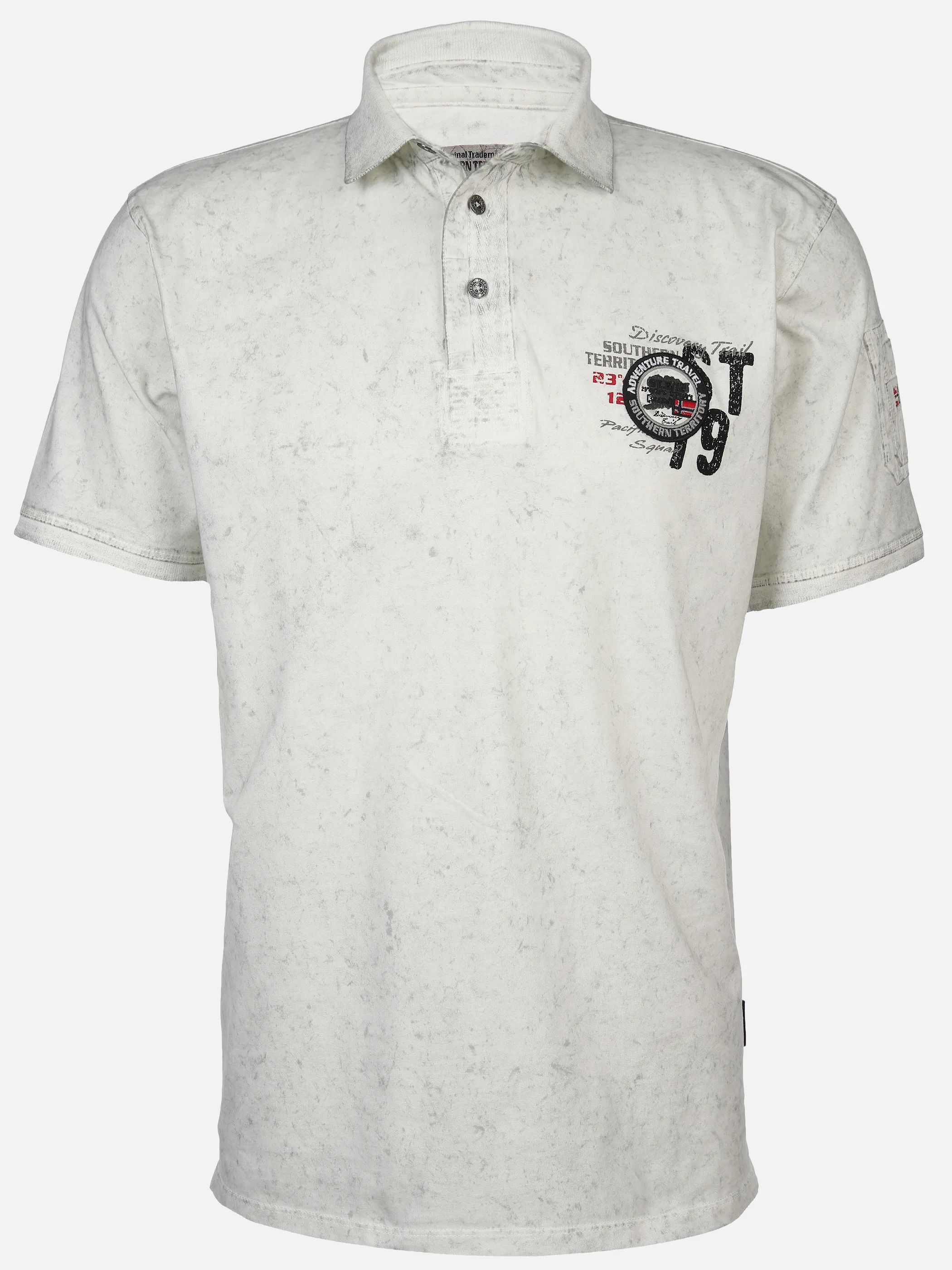 Southern Territory He. Poloshirt 1/2 Arm oilwash Weiß 894392 WHITE 1 Southern Territory He. Poloshirt 1/2 Arm oilwash Weiß 894392 WHITE 1