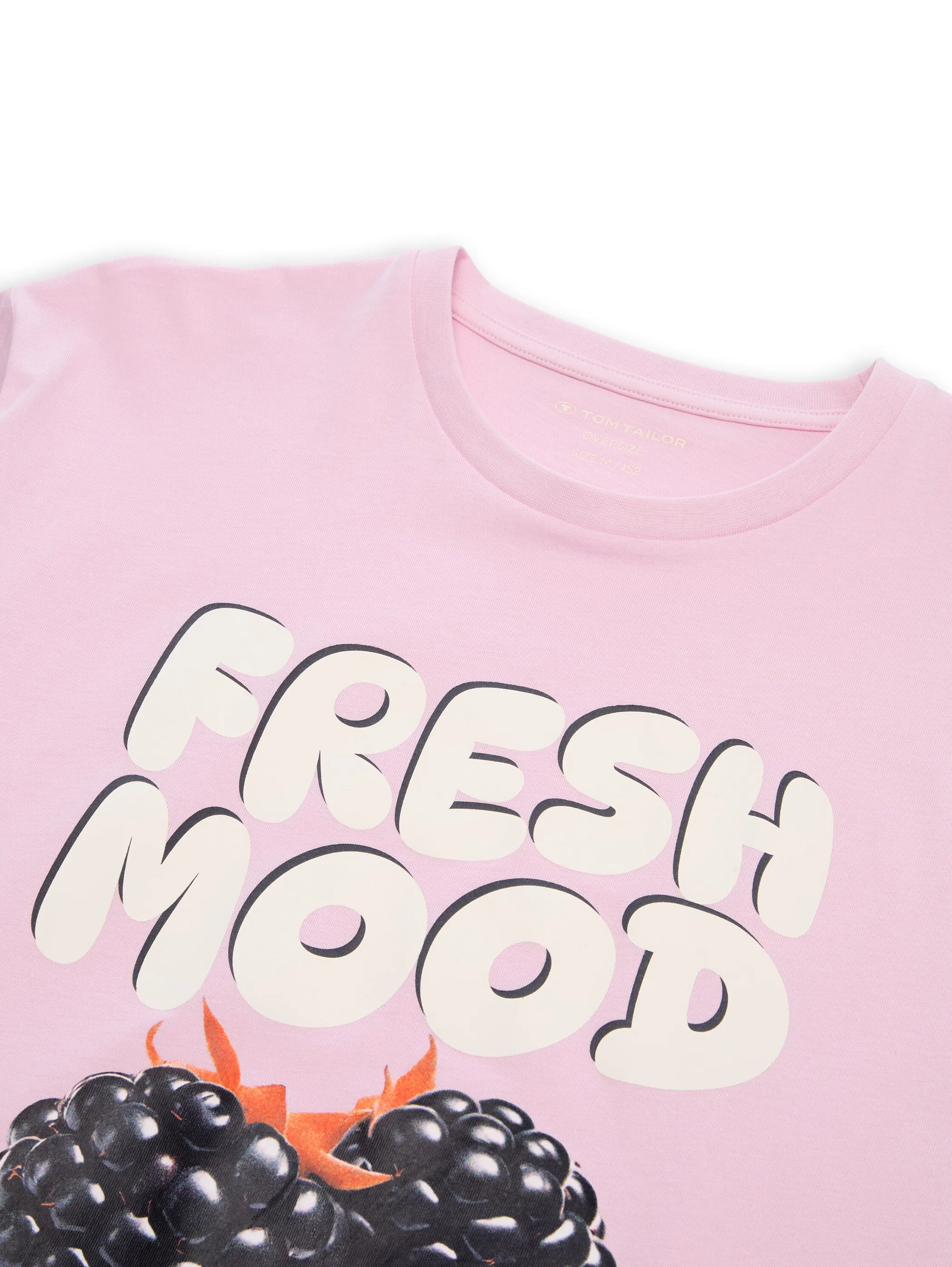 Tom Tailor 1050059 oversized printed t-shirt Pink 928015 38250 3