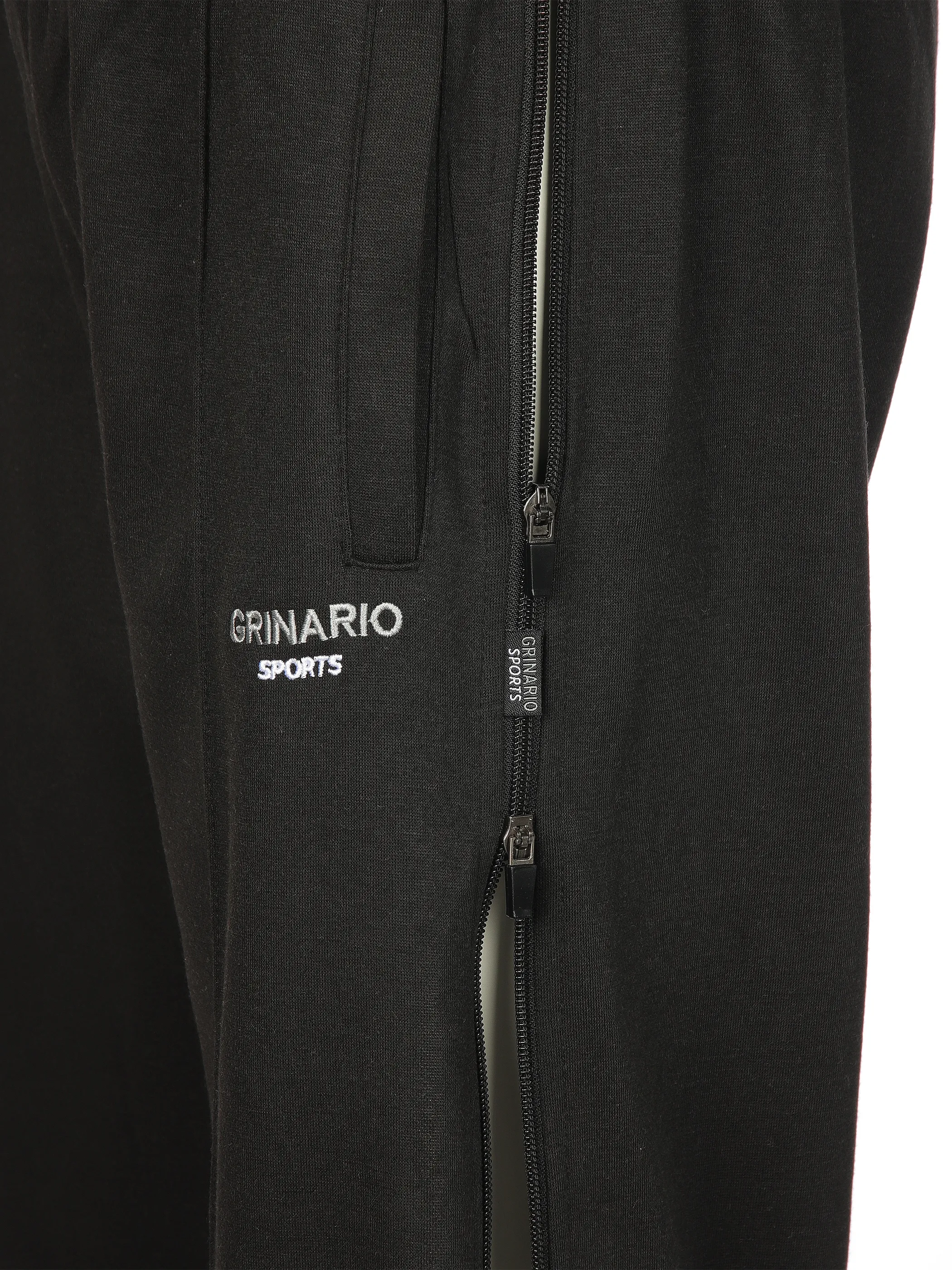 Grinario Sports He- Kurrhose m. seitlichem Rei Schwarz 912692 BLACK 4